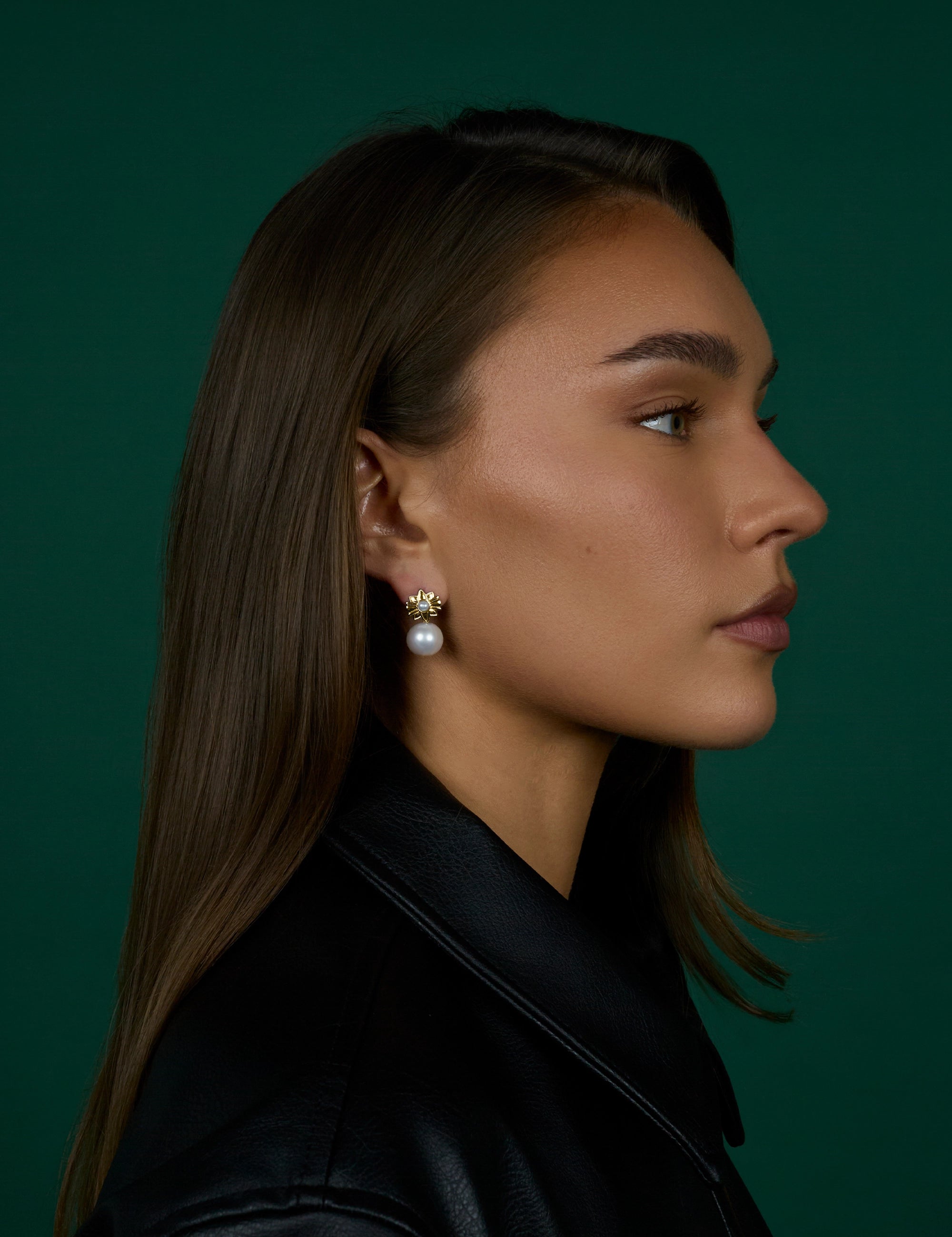 boucles d'oreilles or perles de culture