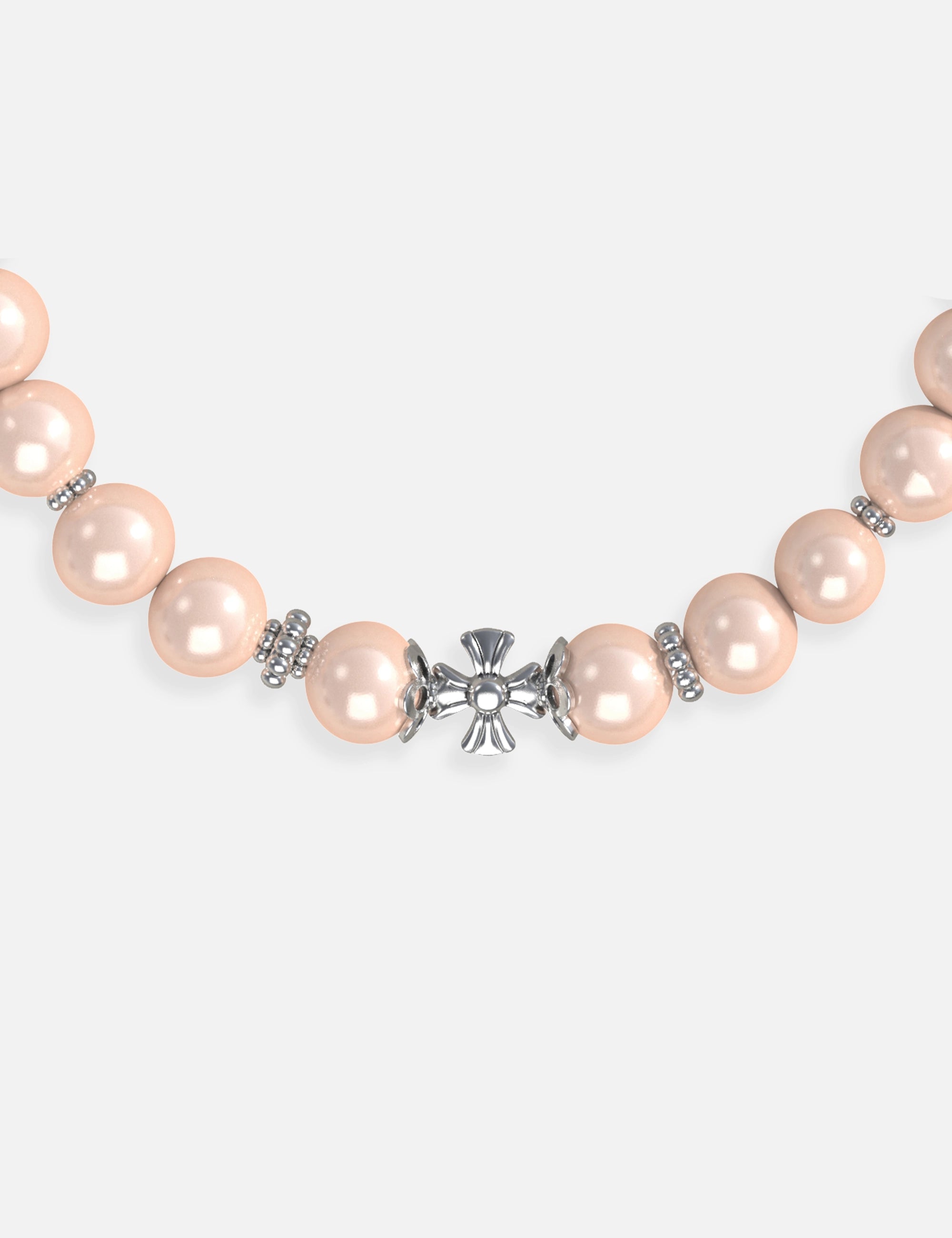 bracelet perles culture rose