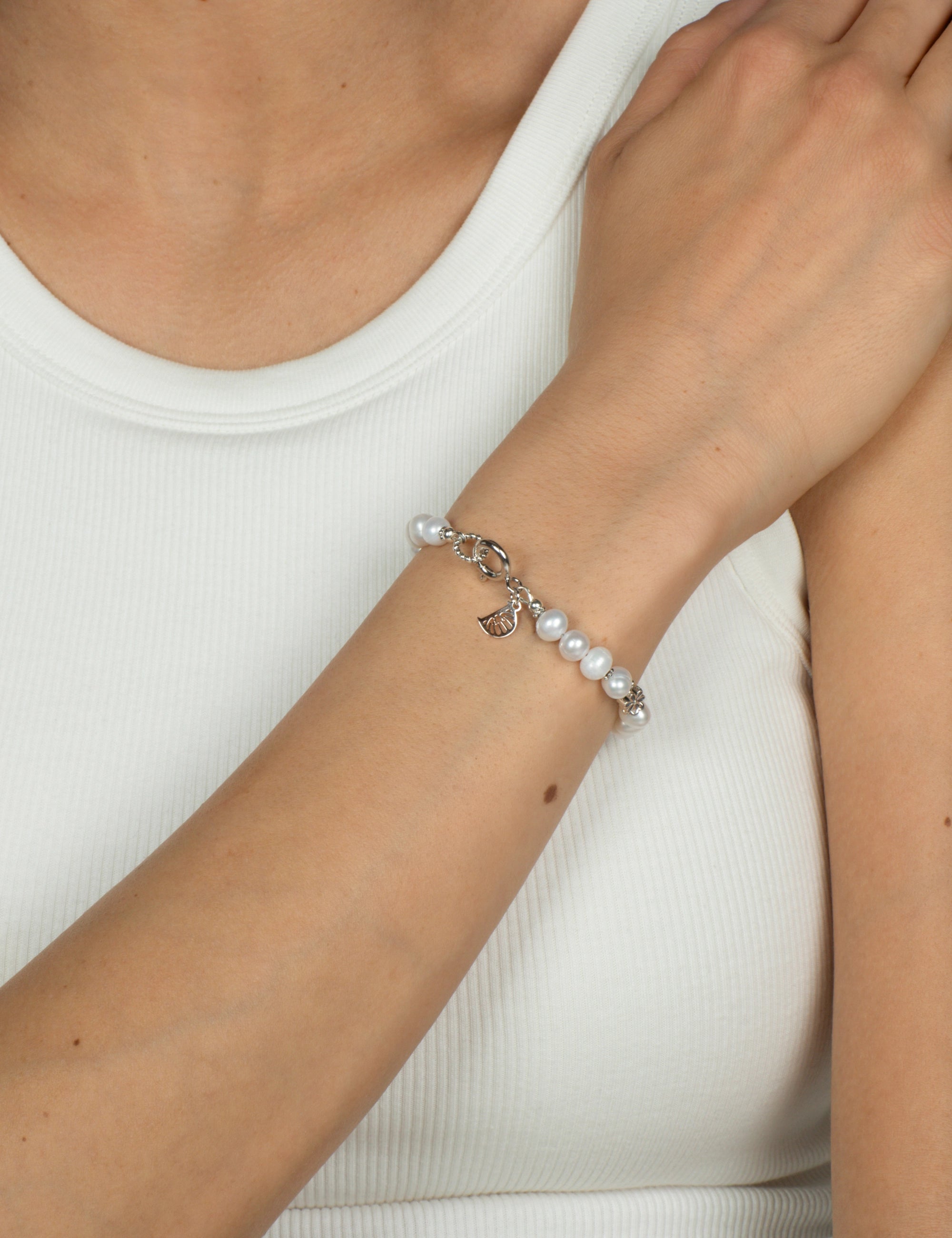 Collier perles de culture argent 925