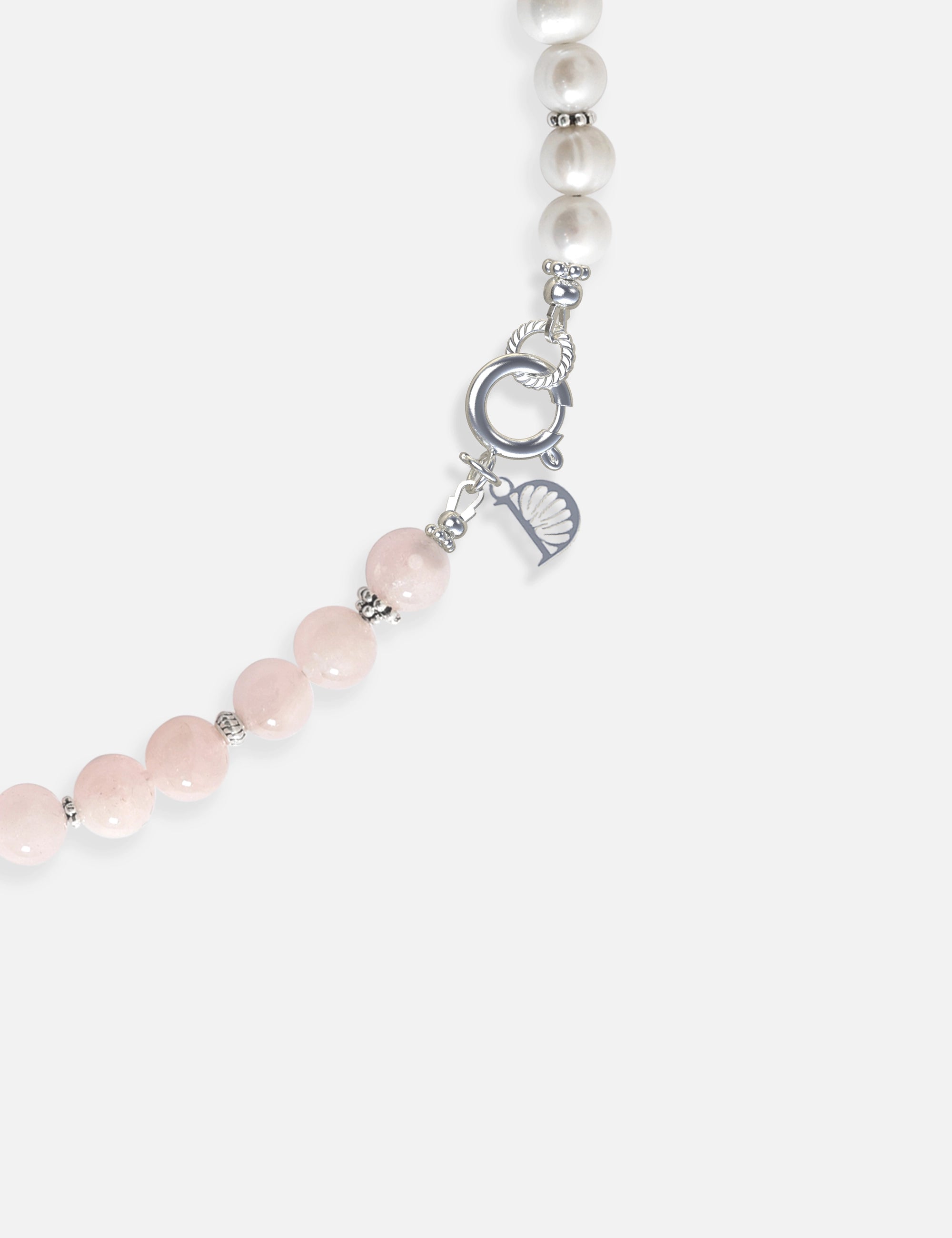 Collier perles de culture rose