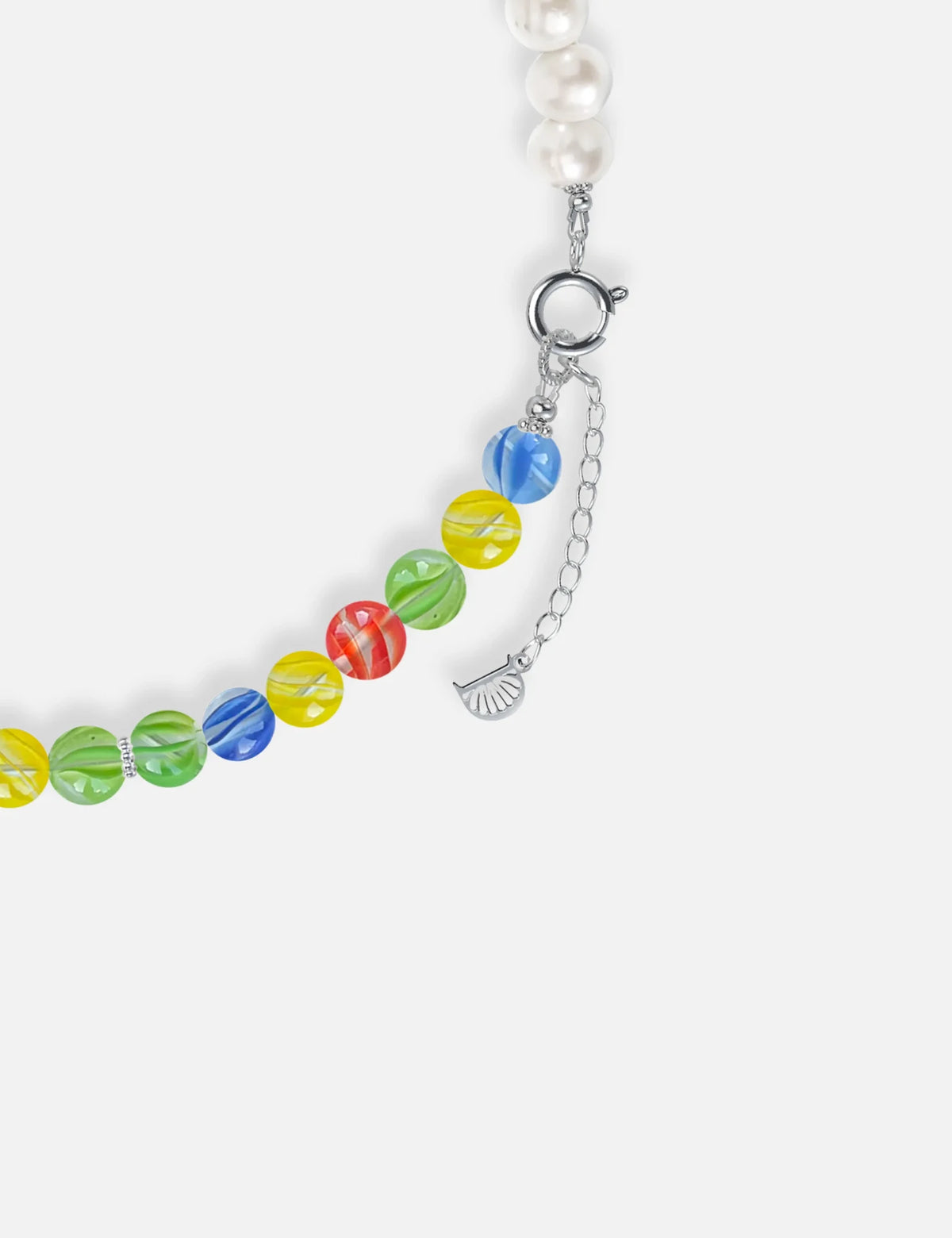 MALCOLM necklace: clasp and extension chain