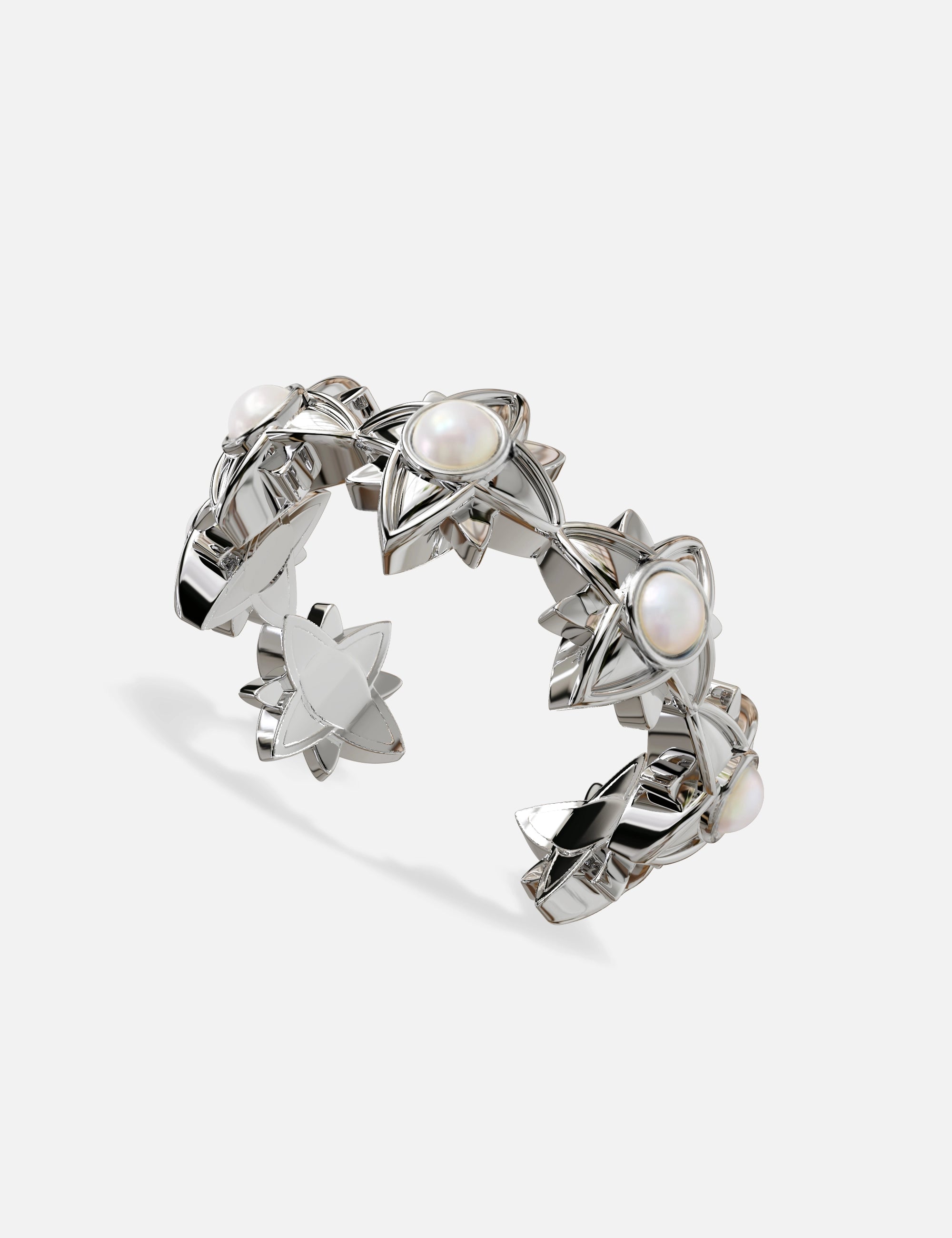 bague argent perles de culture