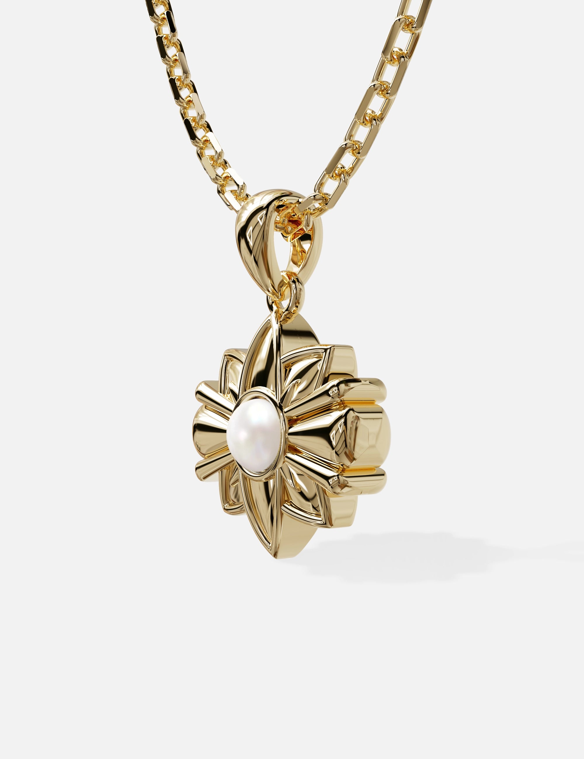 pendentif or perles de culture