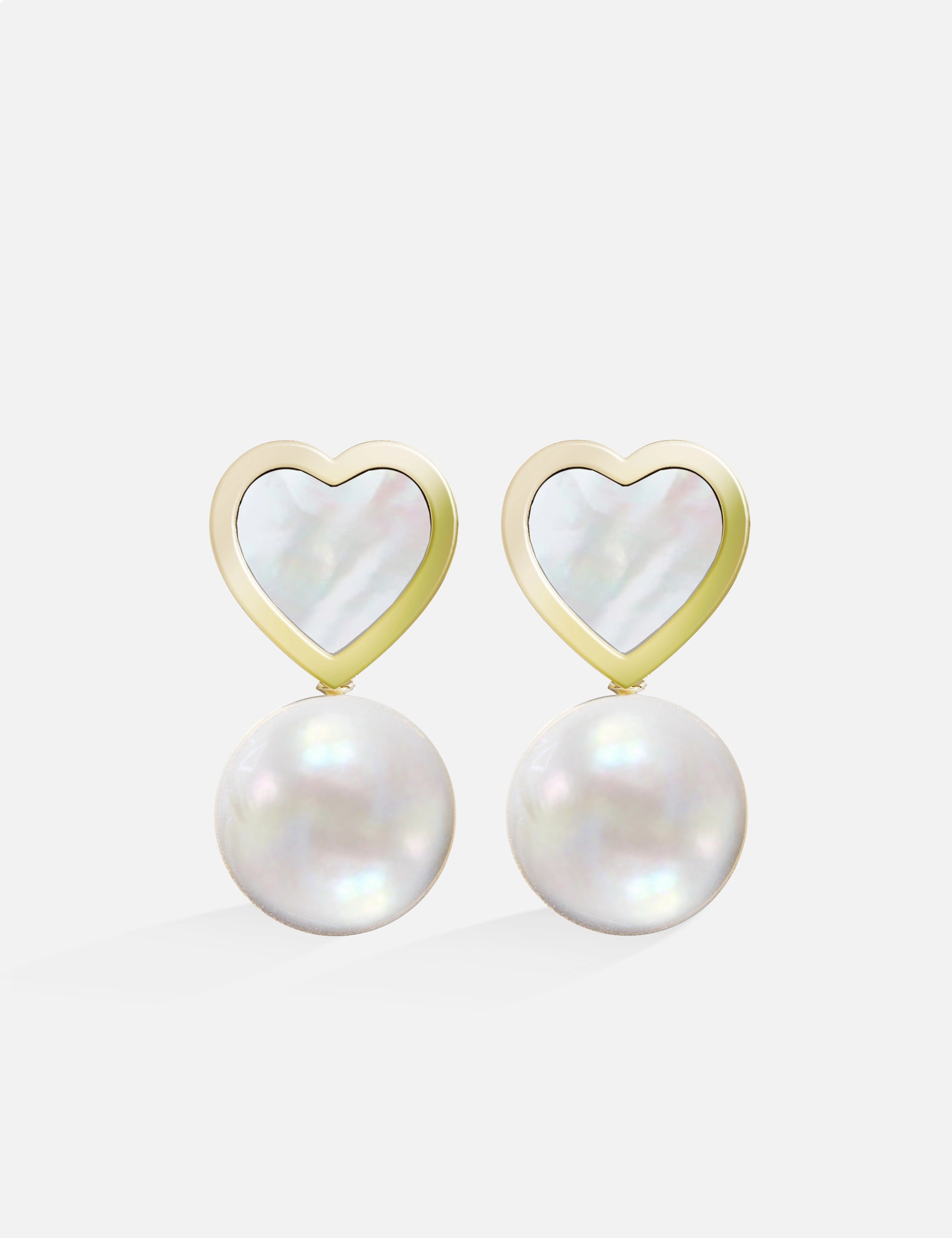 CASINO Gold Heart Earring