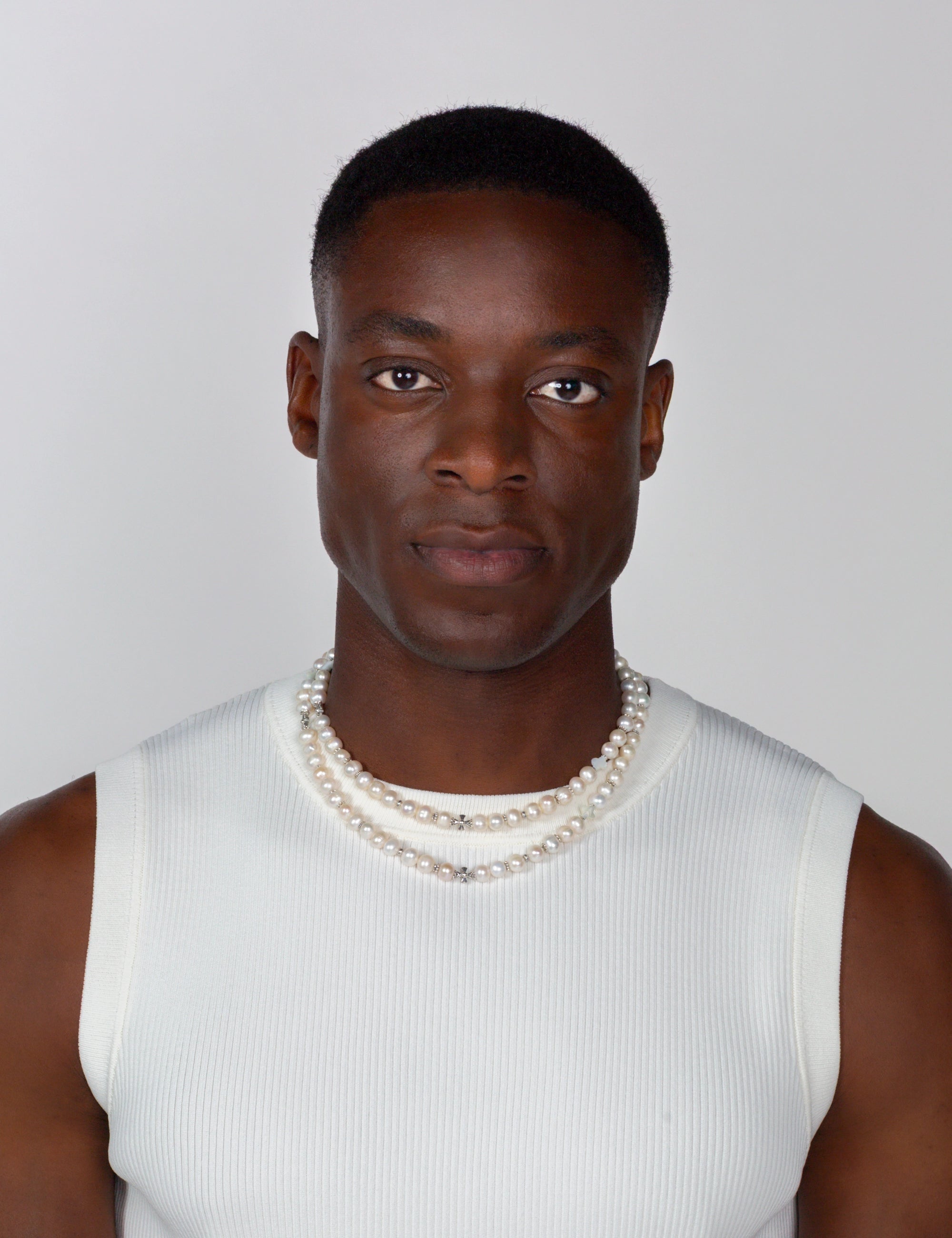 Collier perles de culture blanches