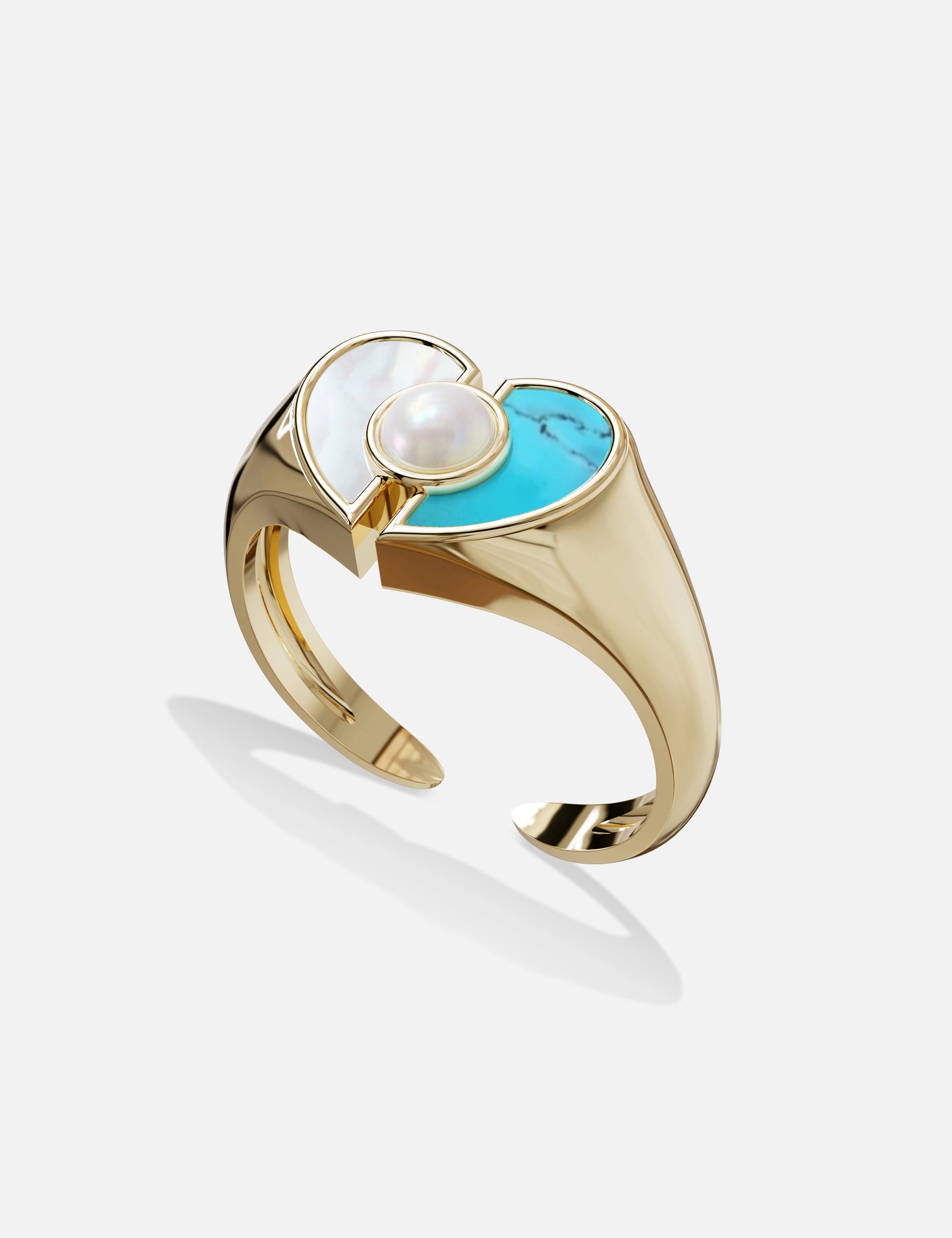HEARTBREAKER LAGOON Gold Ring