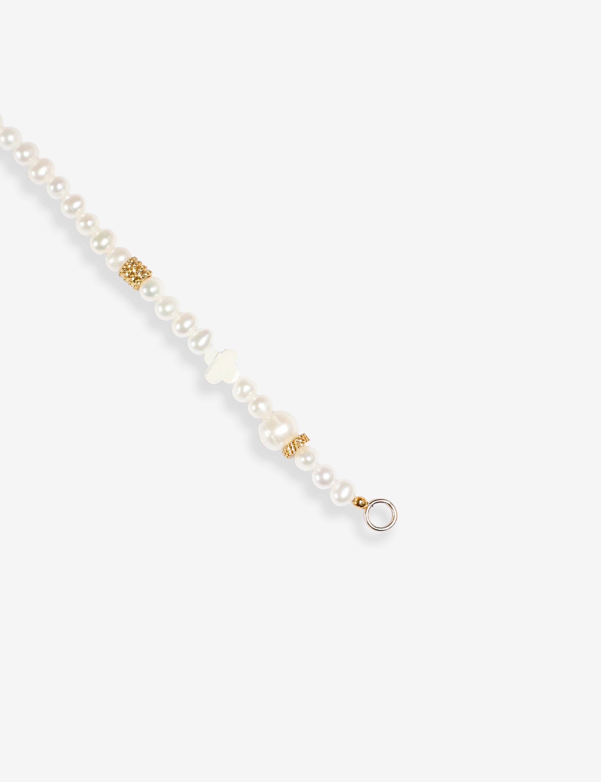 Bijou de corps doré perles d'eau douce