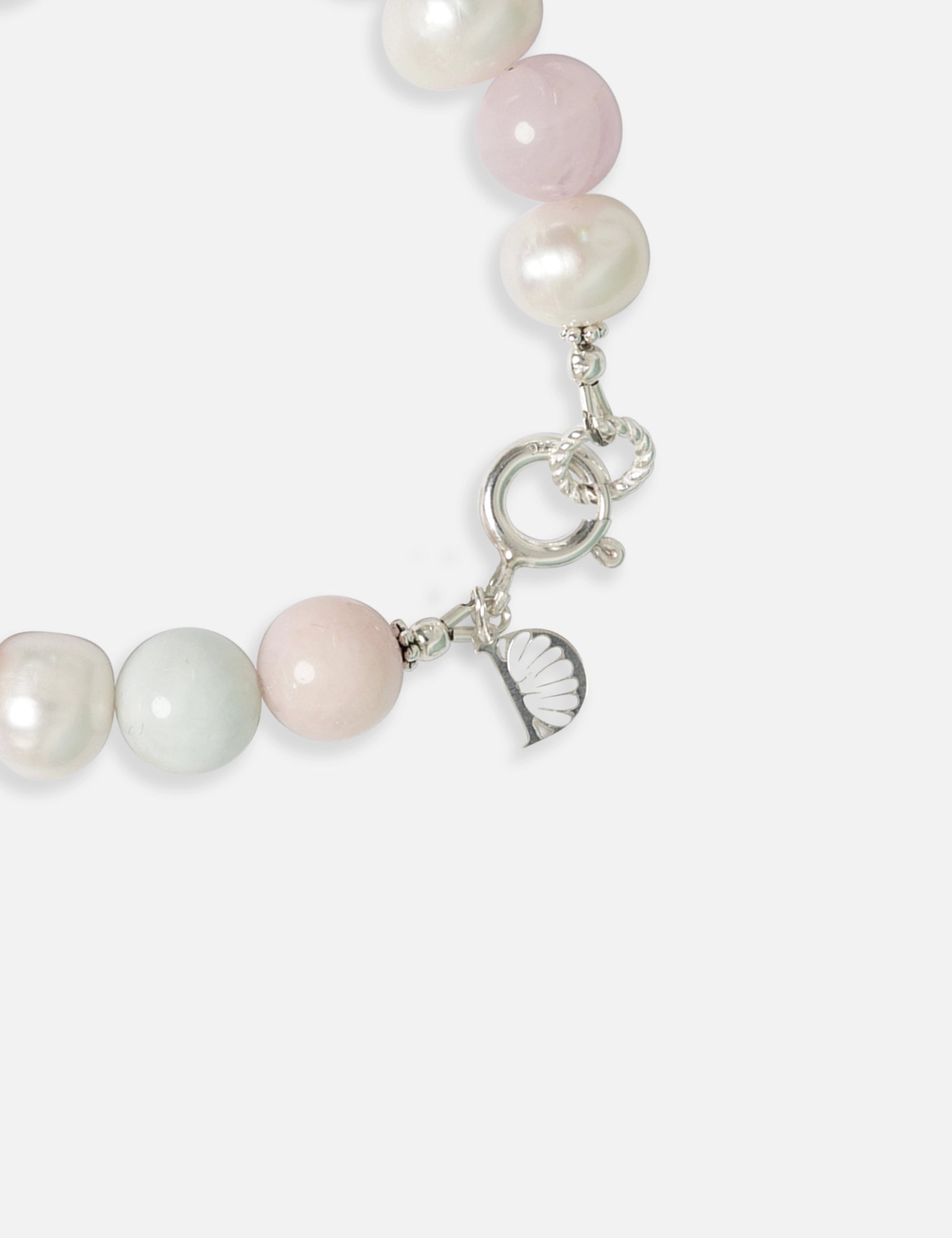 Bracelet perles de culture pastel