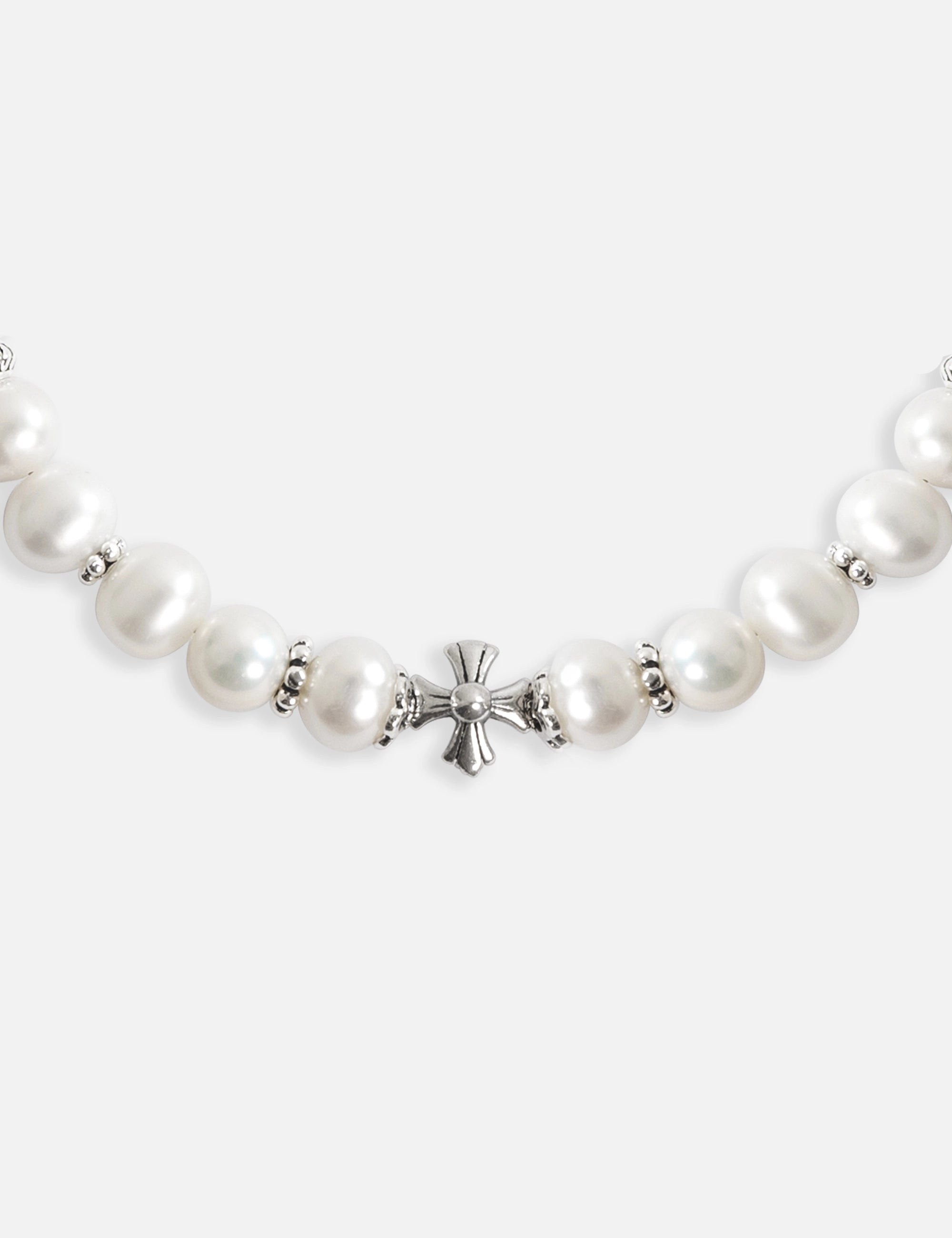 Bracelet perles de culture blanches