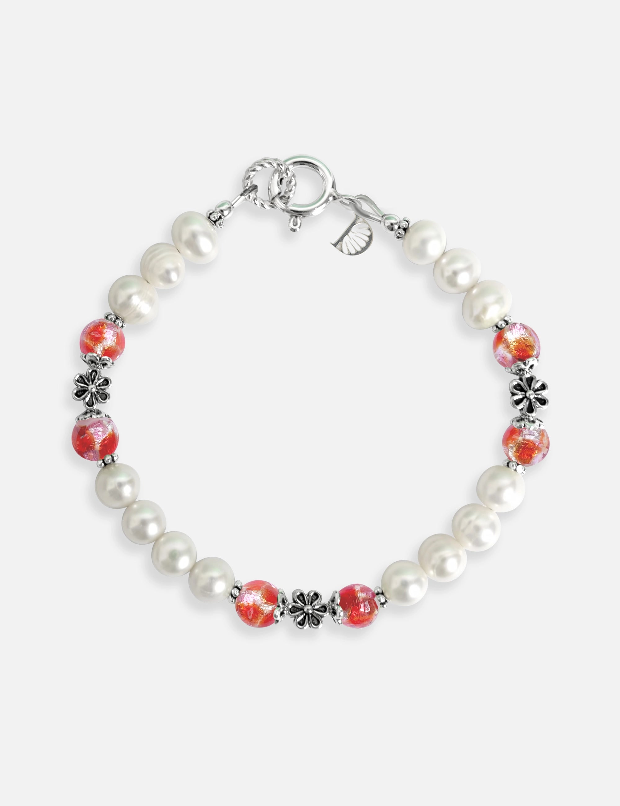 Bracelet perles culture corail phosphorescent