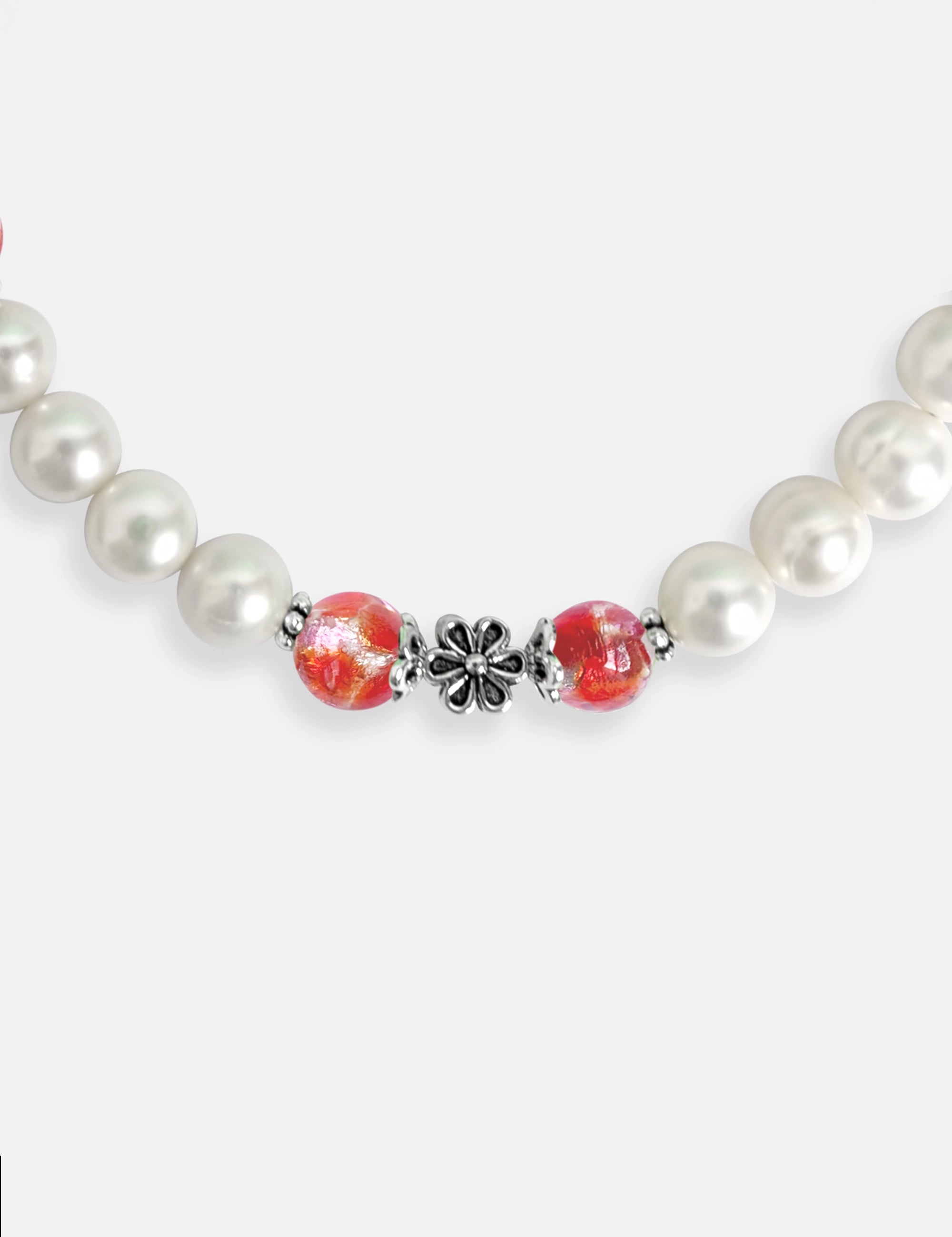 Bracelet perles culture corail phosphorescent