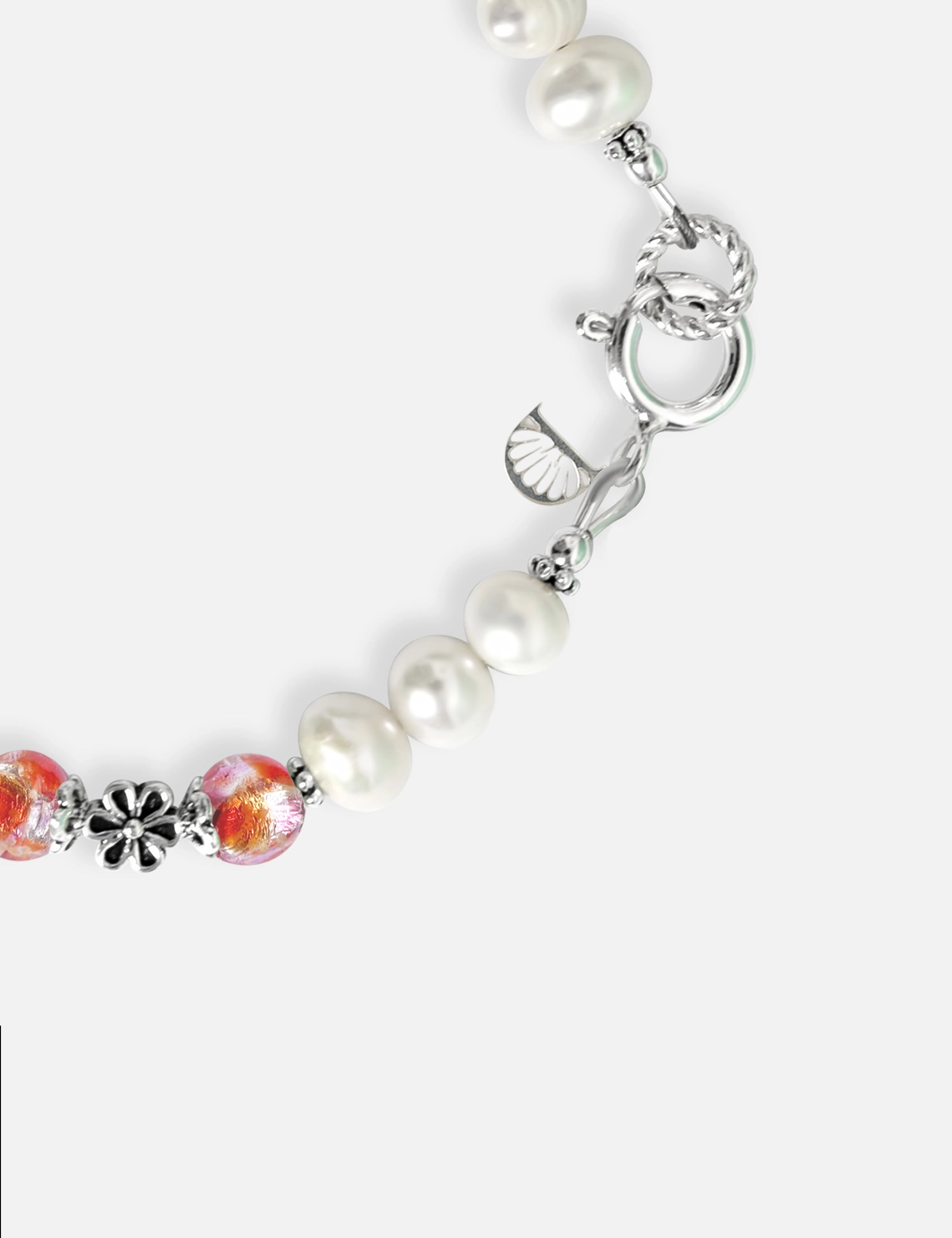 Bracelet perles culture corail phosphorescent