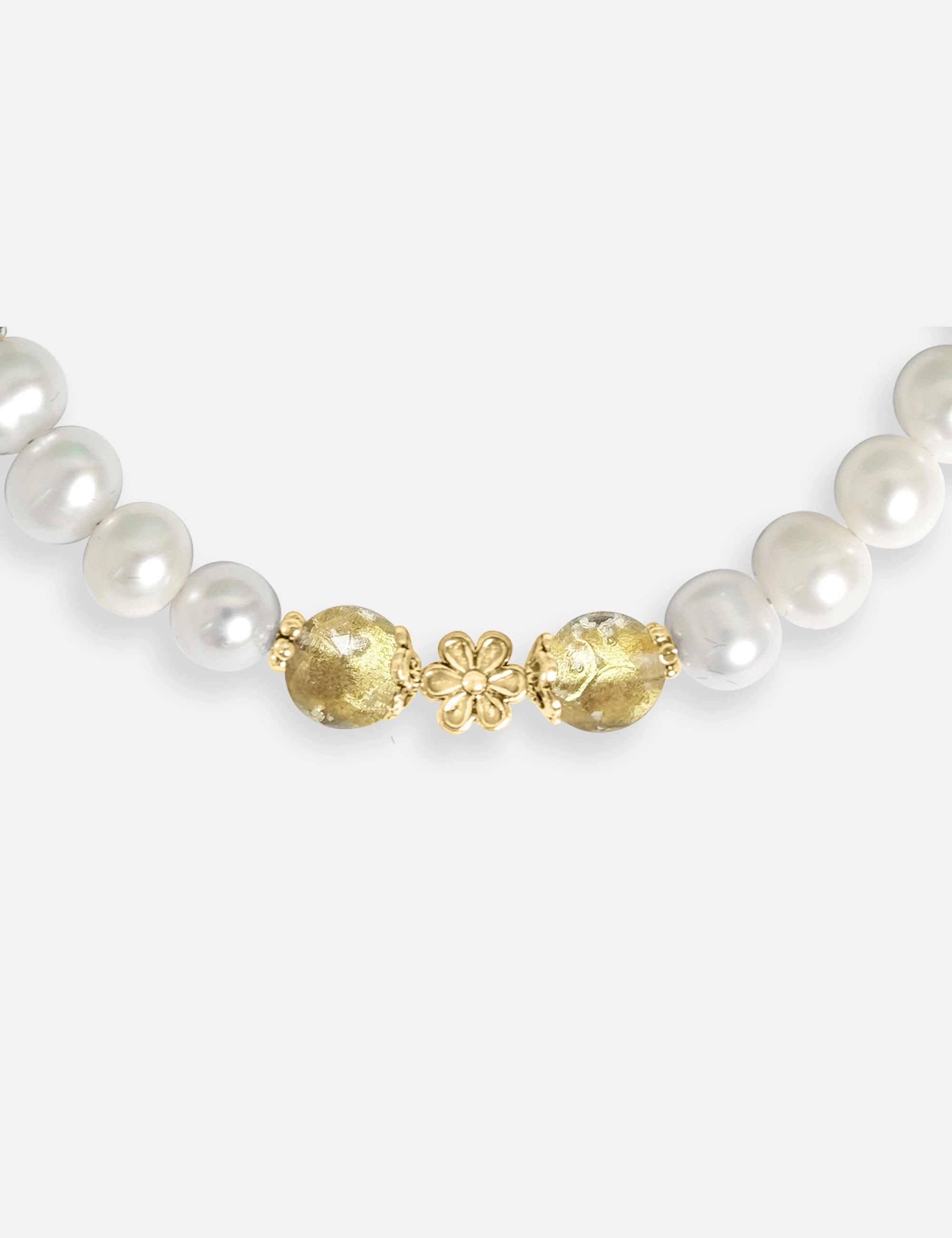bracelet perles de culture phosphorescent