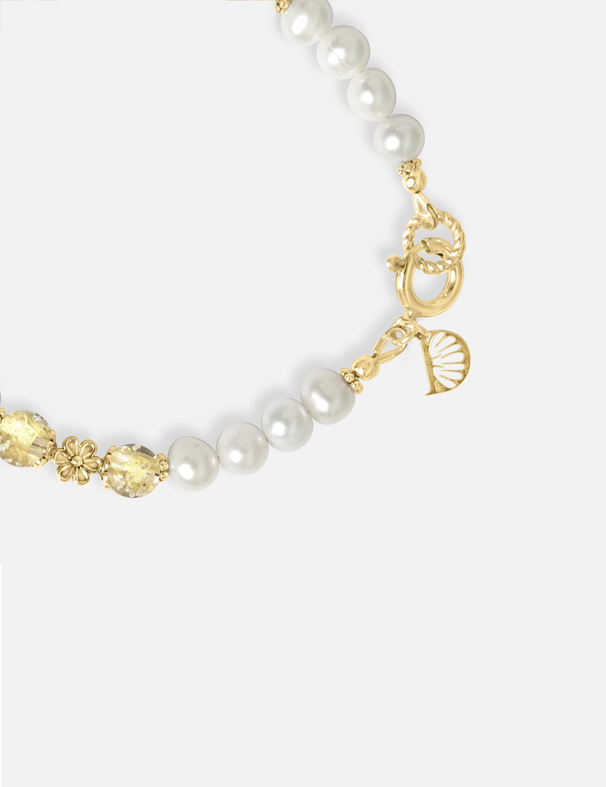 bracelet perles de culture phosphorescent