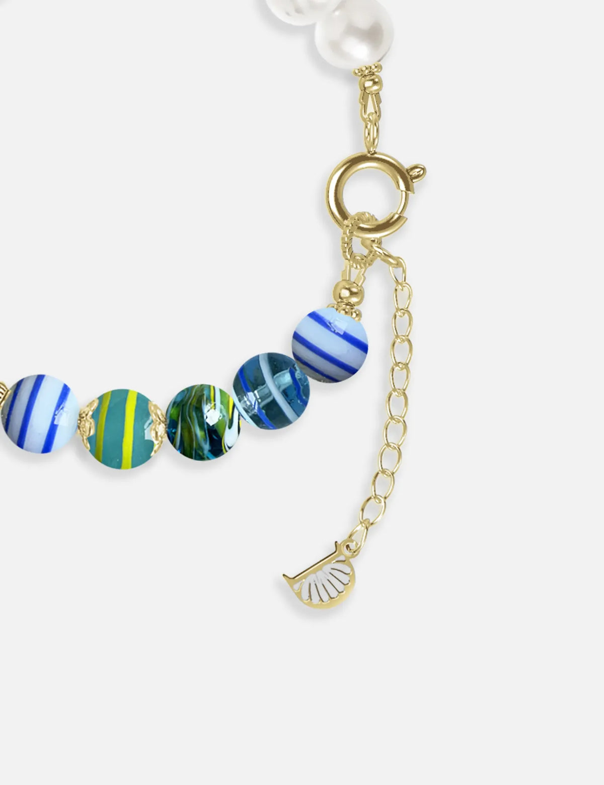 ZACK GOLD bracelet: clasp and extension chain