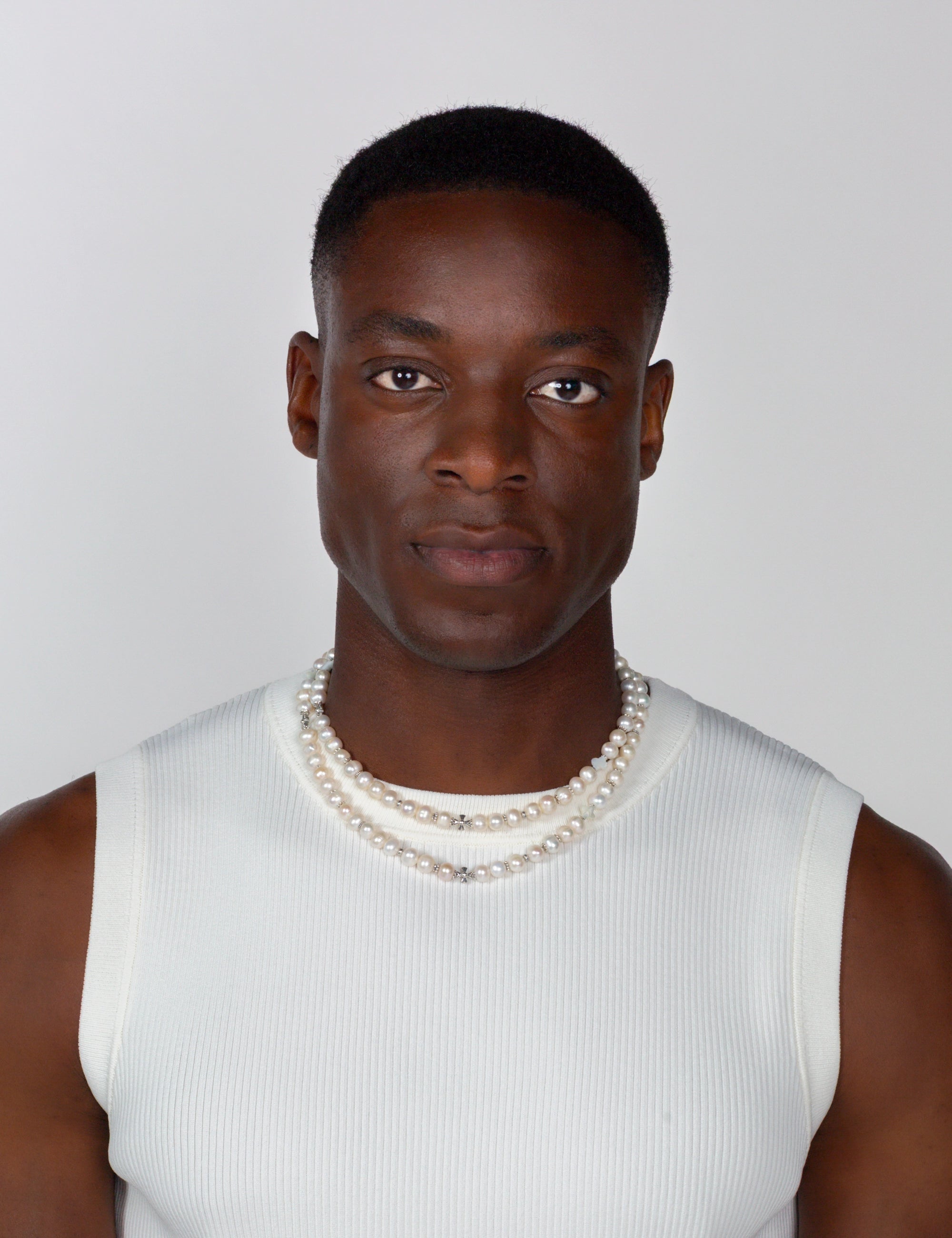 Collier perles de culture blanches