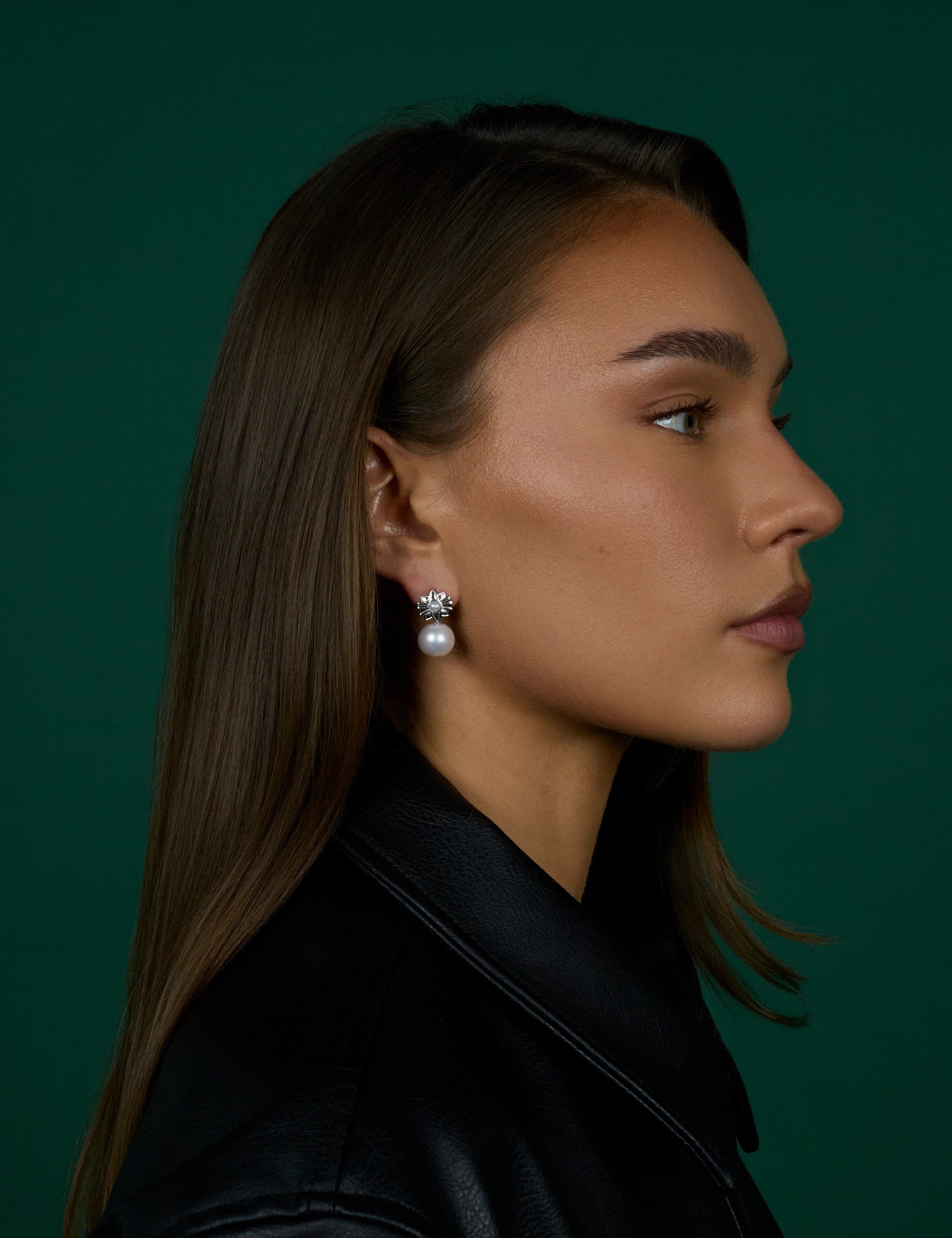 boucles d'oreilles argent perles de culture