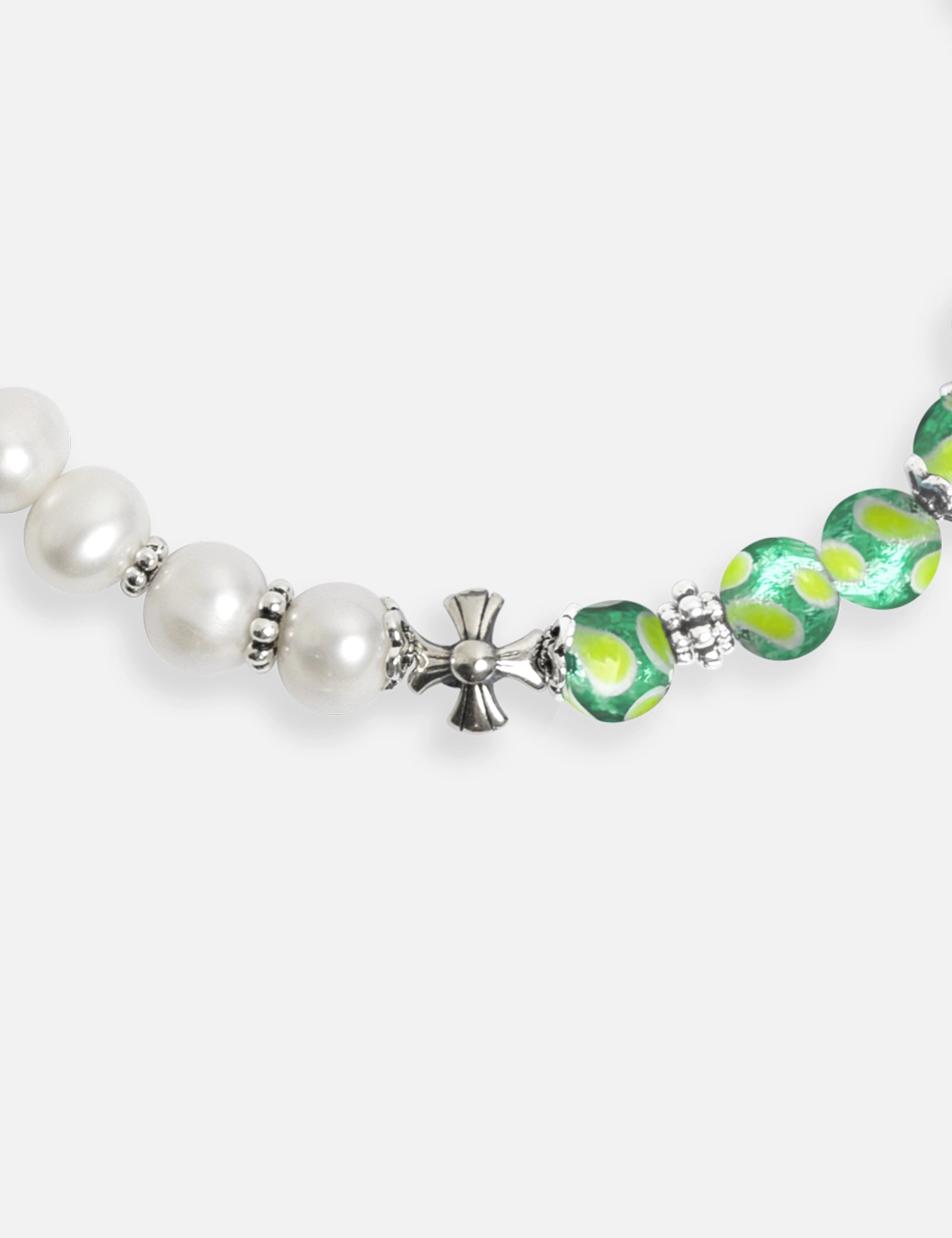 bracelet perles culture phosphorescent vert