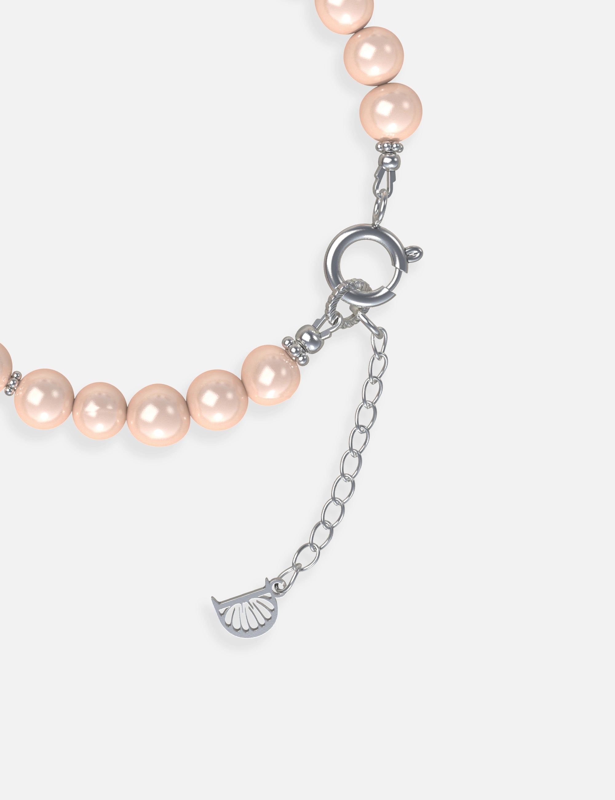 bracelet perles culture rose