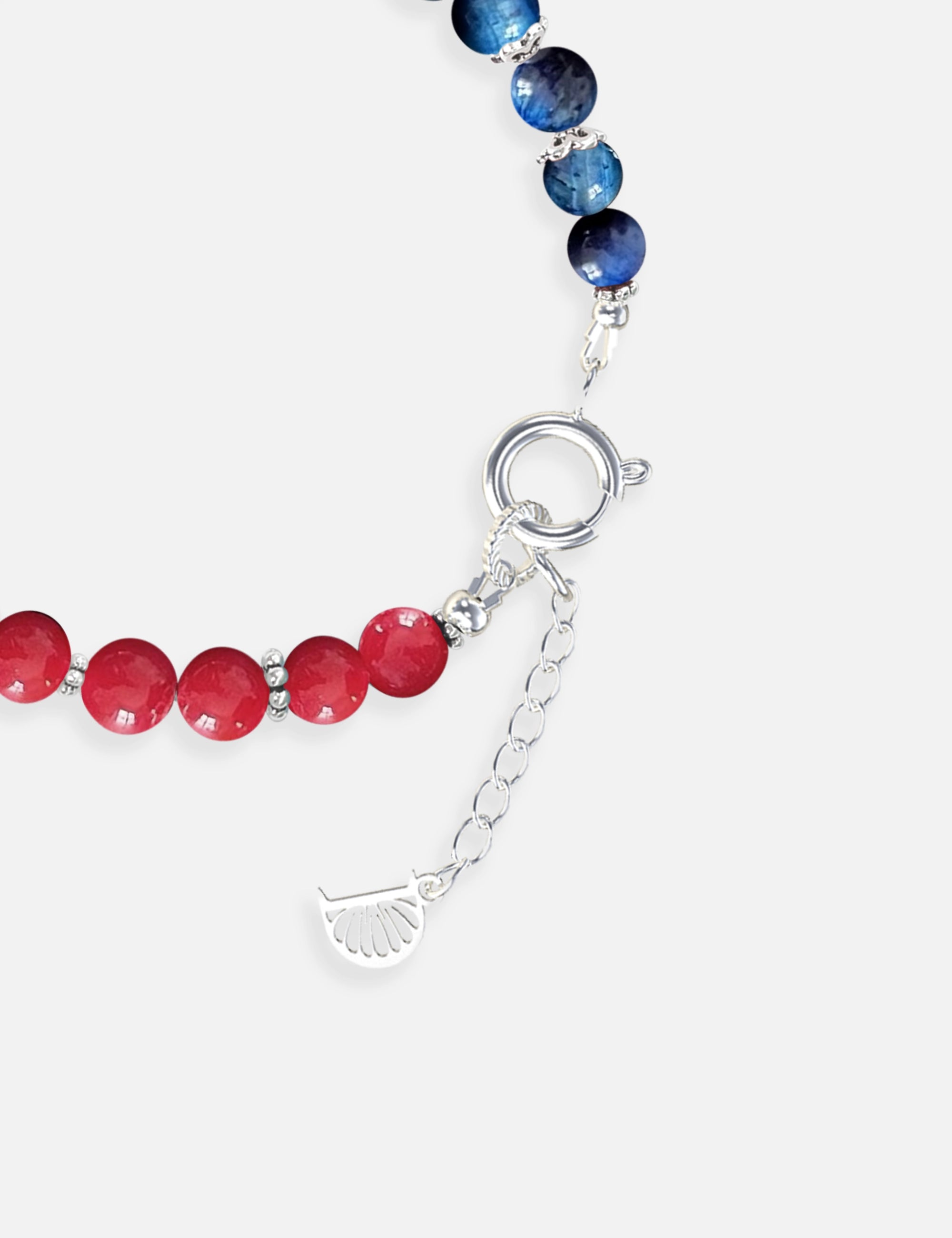 Bracelet perles culture bleu blanc rouge