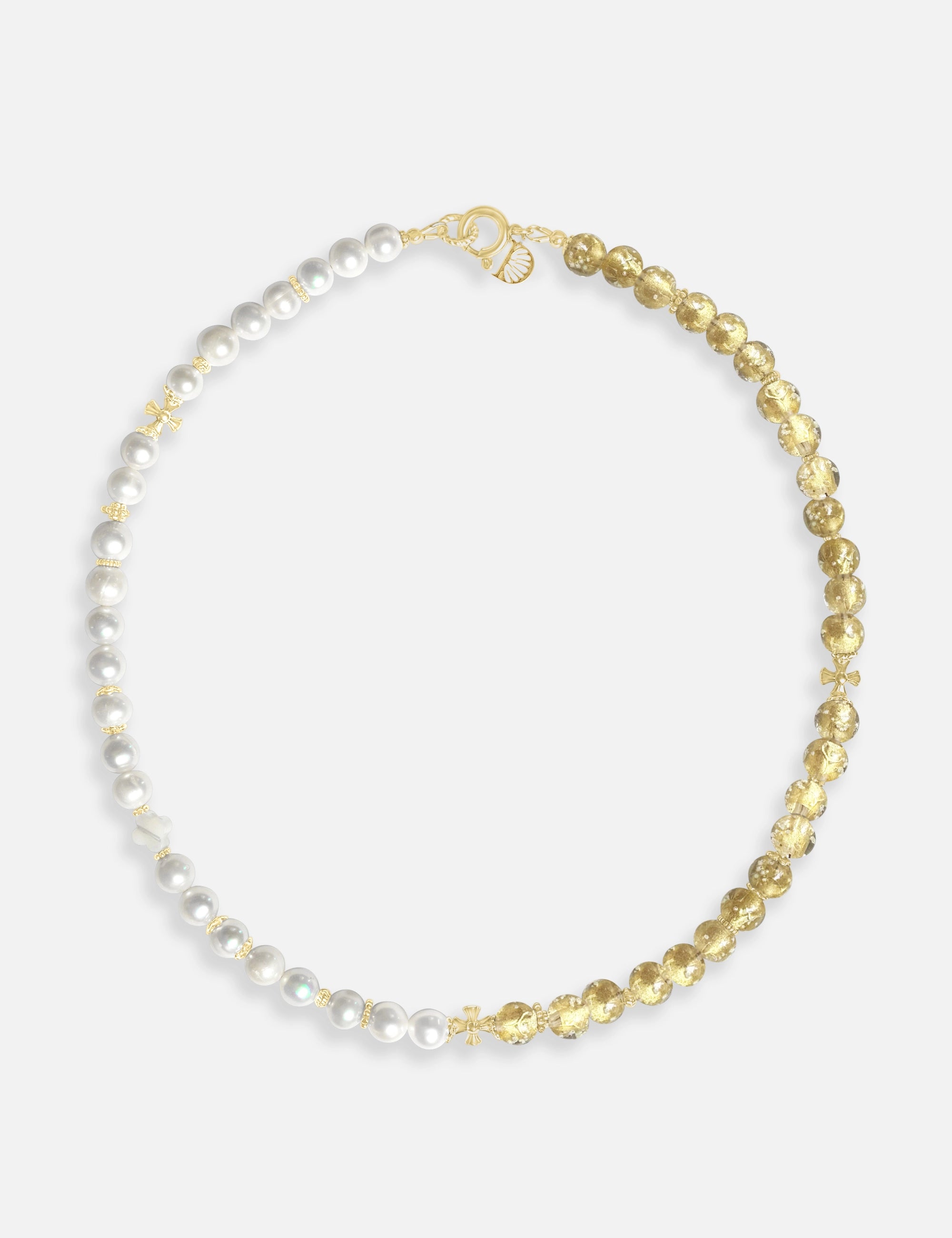 collier perles de culture phosphorescent