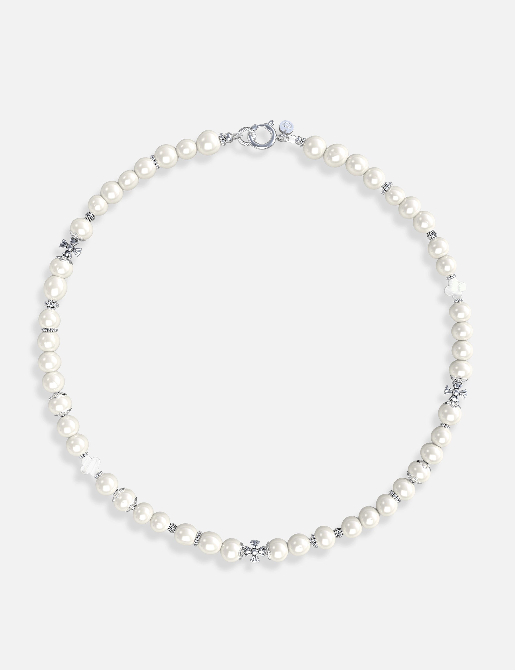 Collier perles de culture blanches