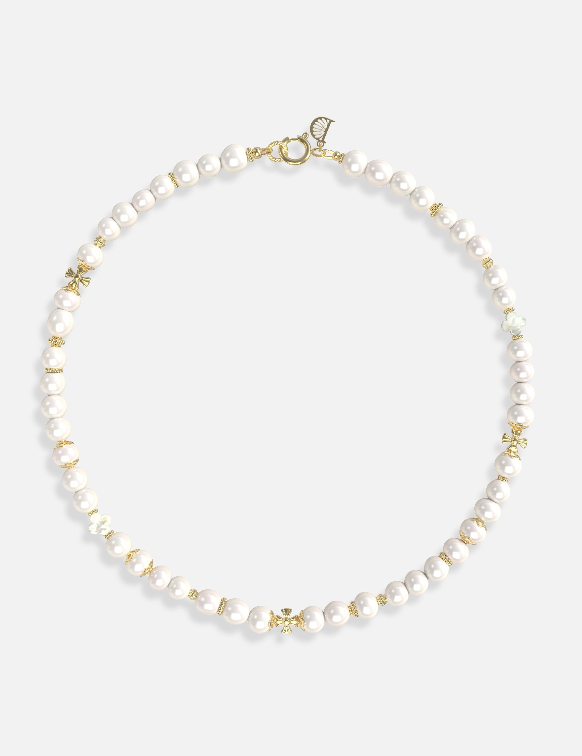 Collier perles de culture or