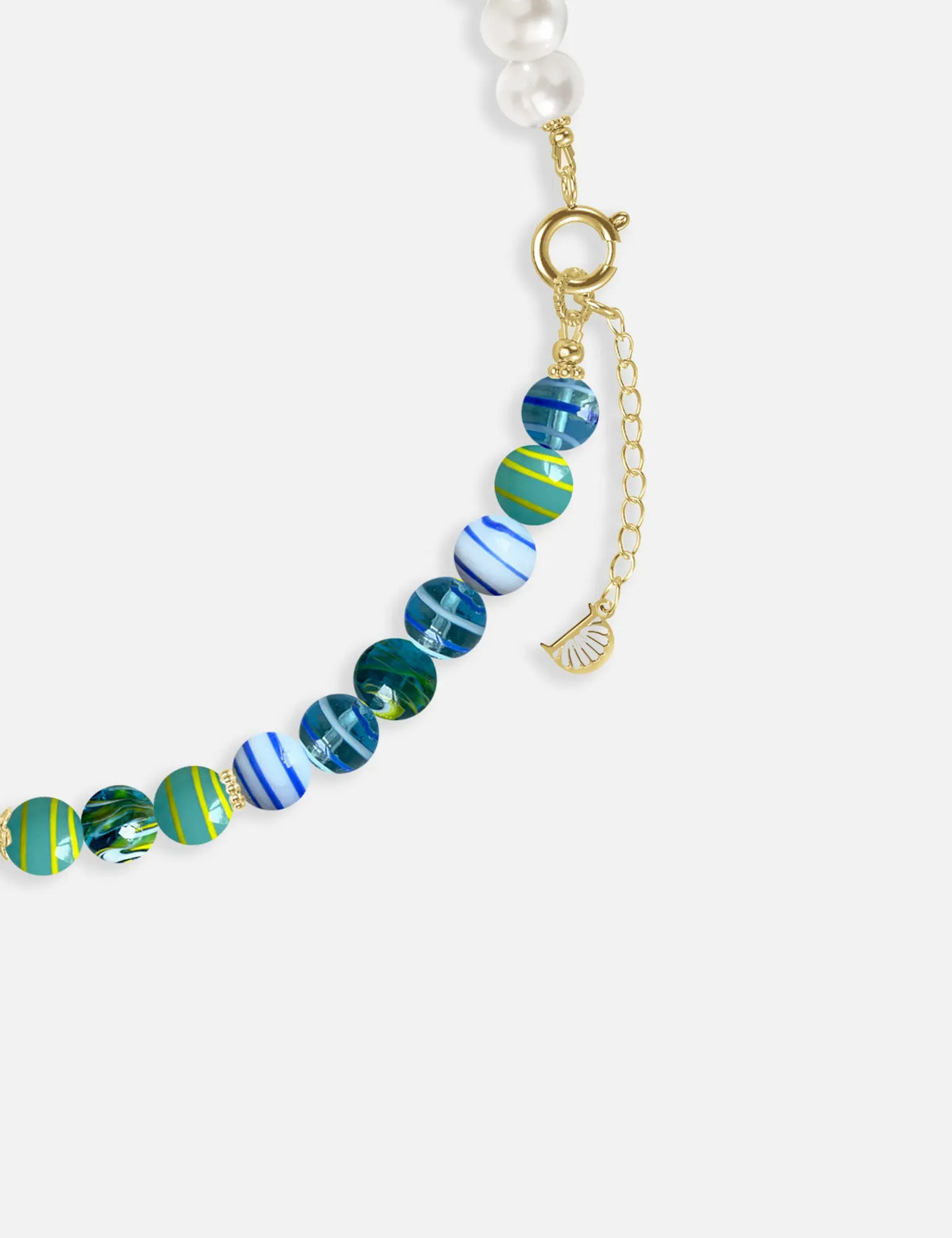 ZACK GOLD necklace: clasp and extension chain