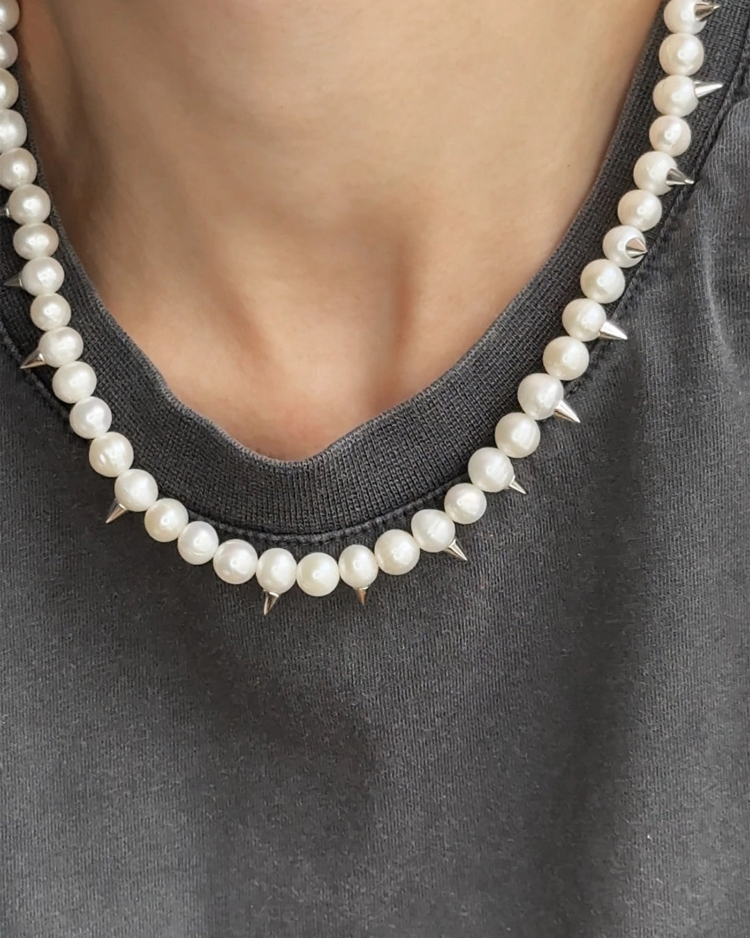 collier perles de culture pics