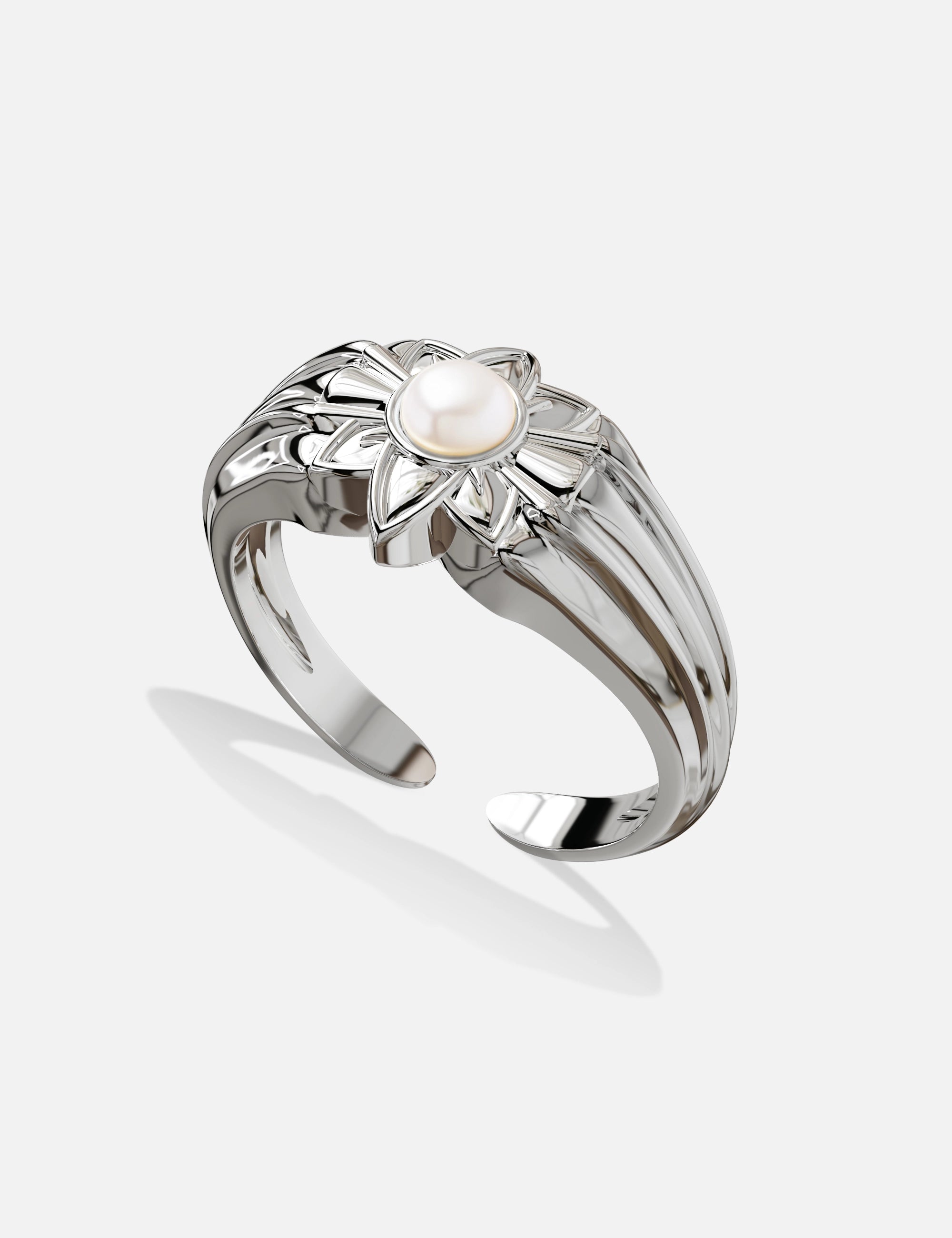 bague argent perles de culture