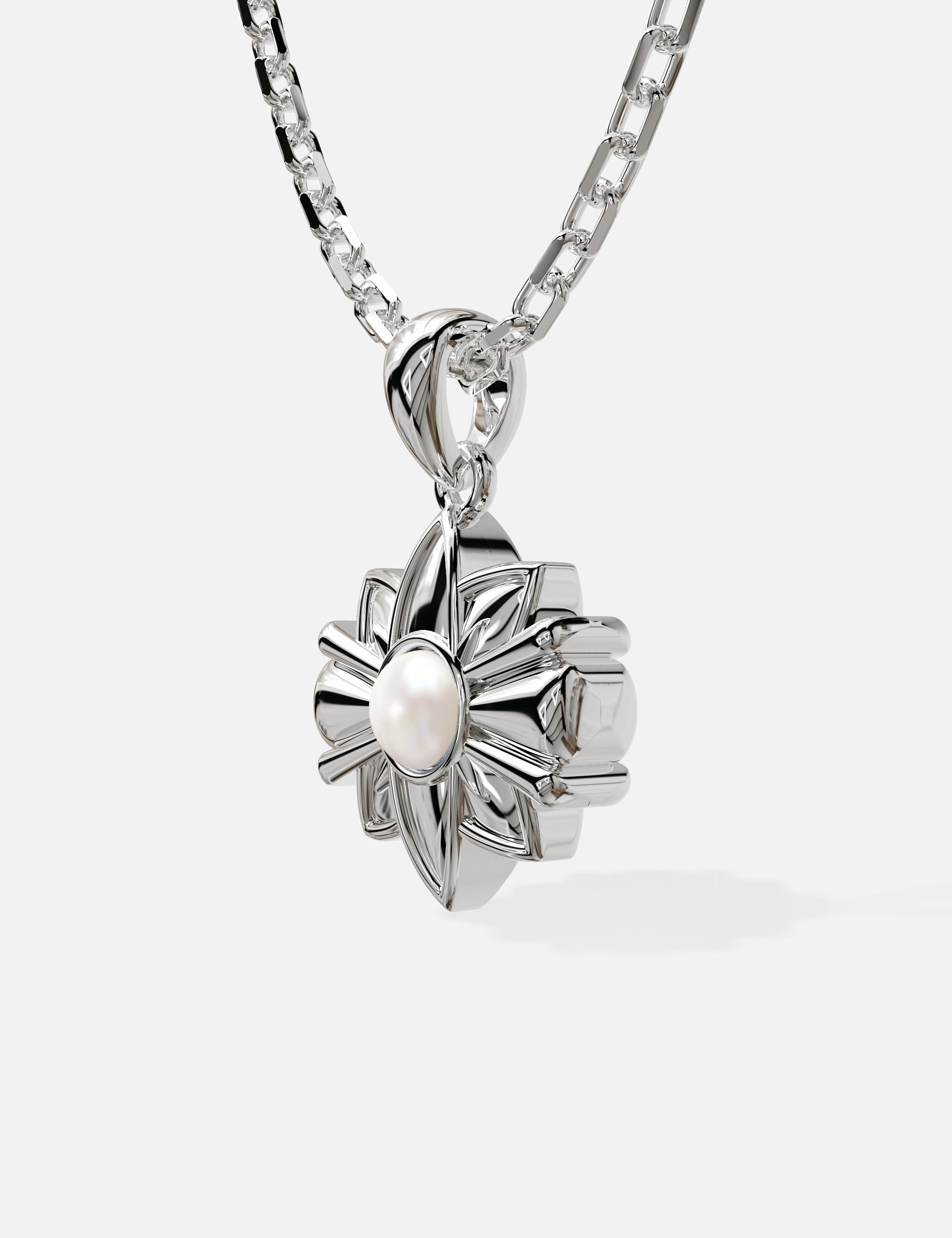 pendentif argent perles de culture