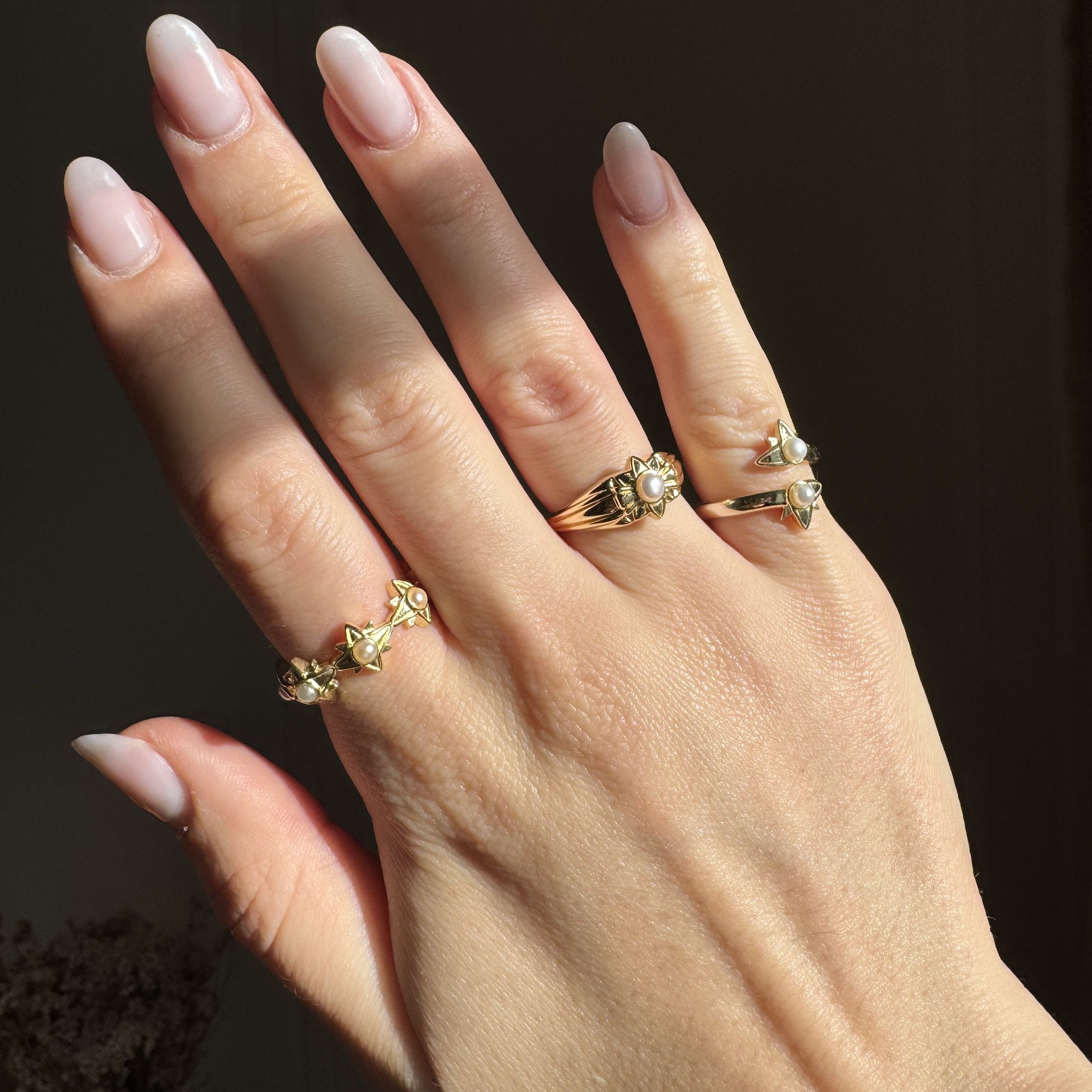 bagues perles de culture