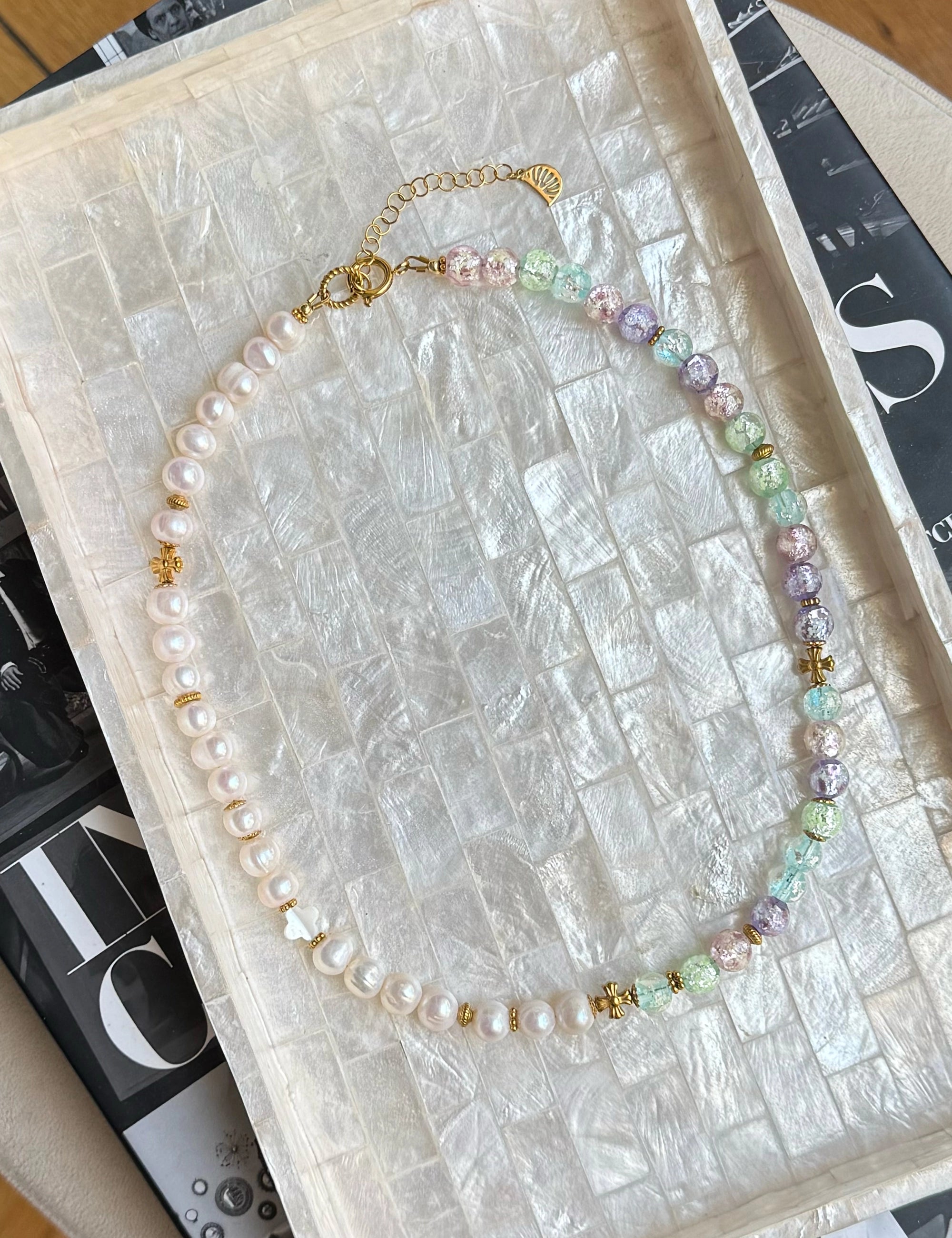 COLLIER DAÏQUIRI GOLD GLOW GYPSY | PHOSPHORESCENT
