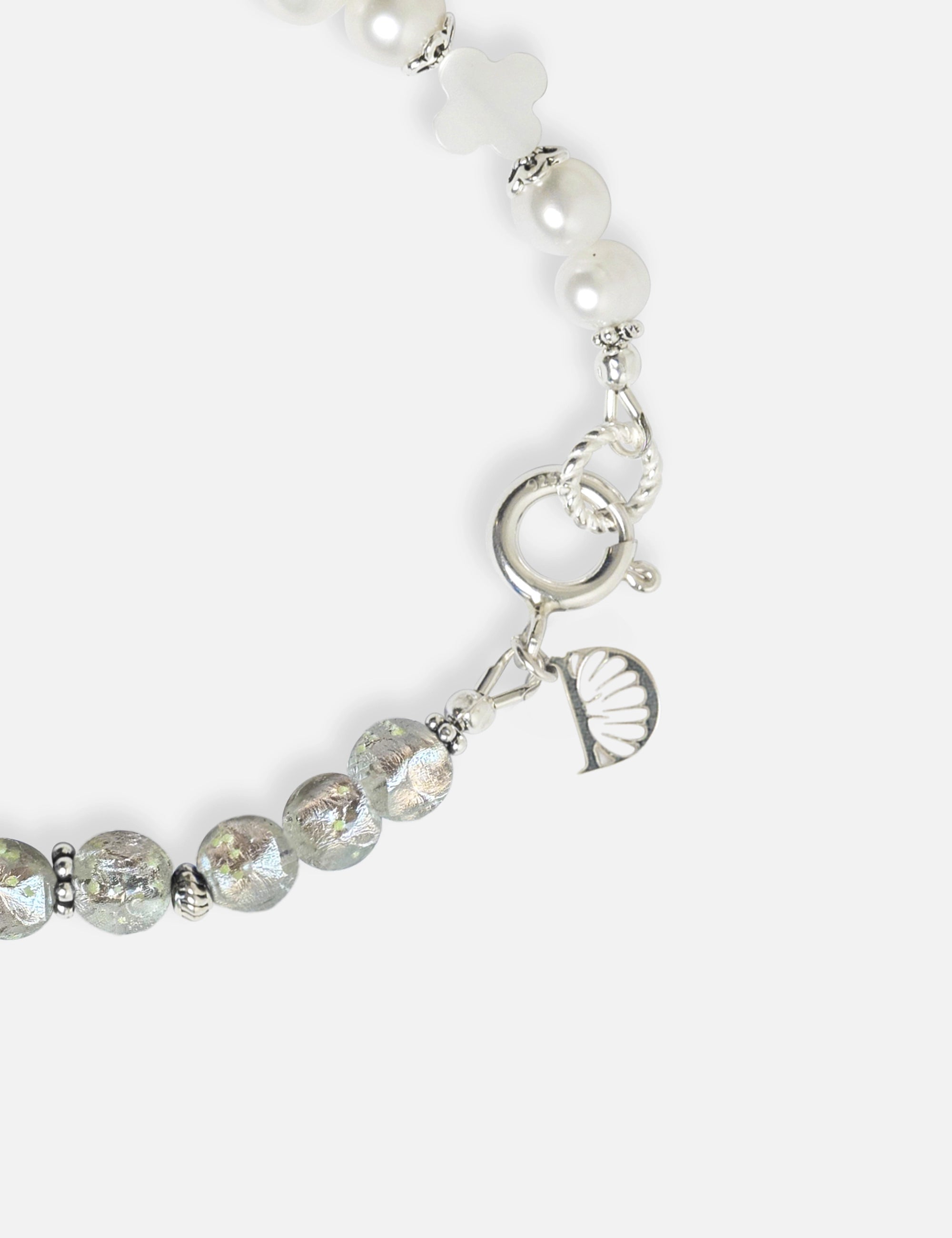 bracelet perles de culture phosphorescent