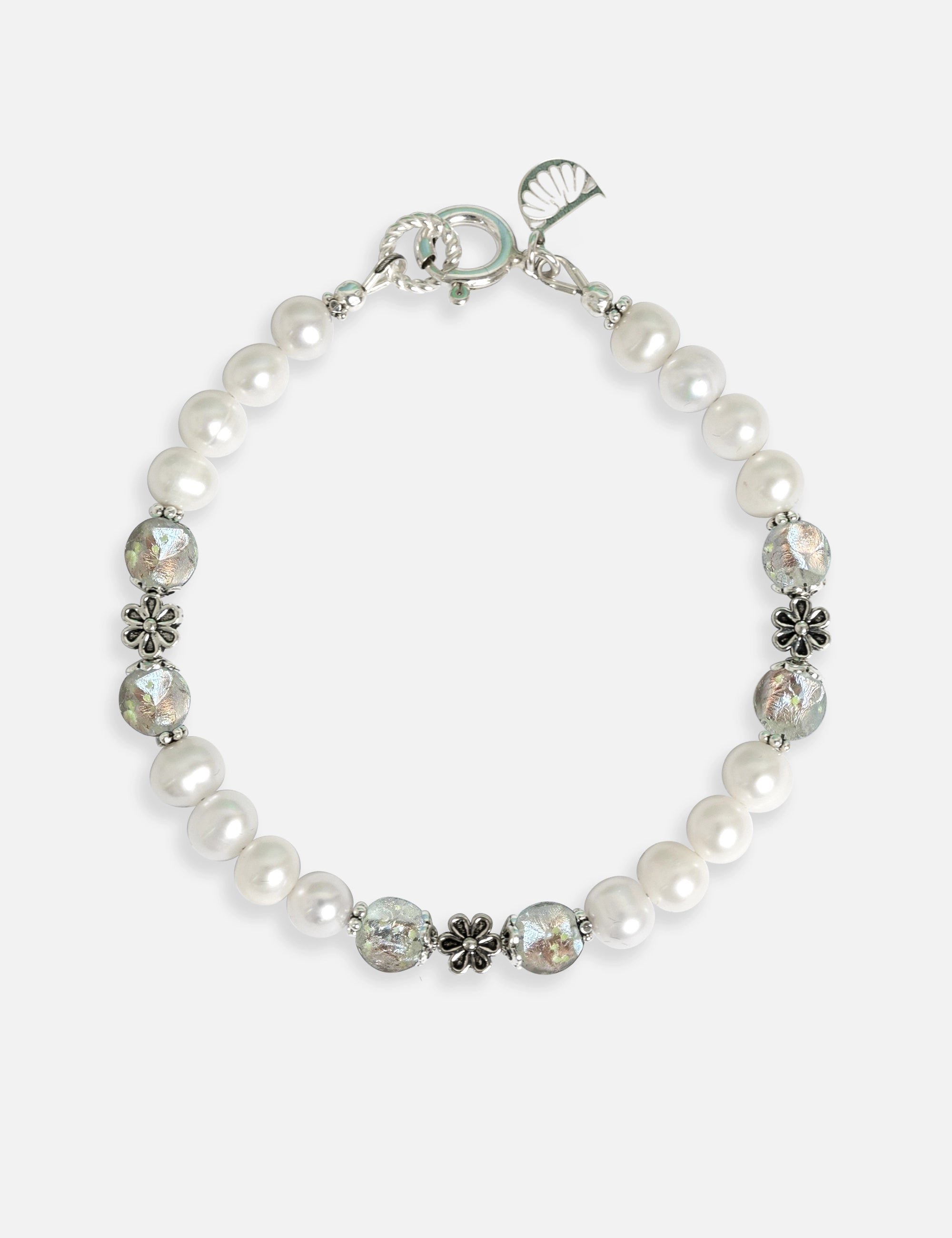 bracelet perles de culture phosphorescent