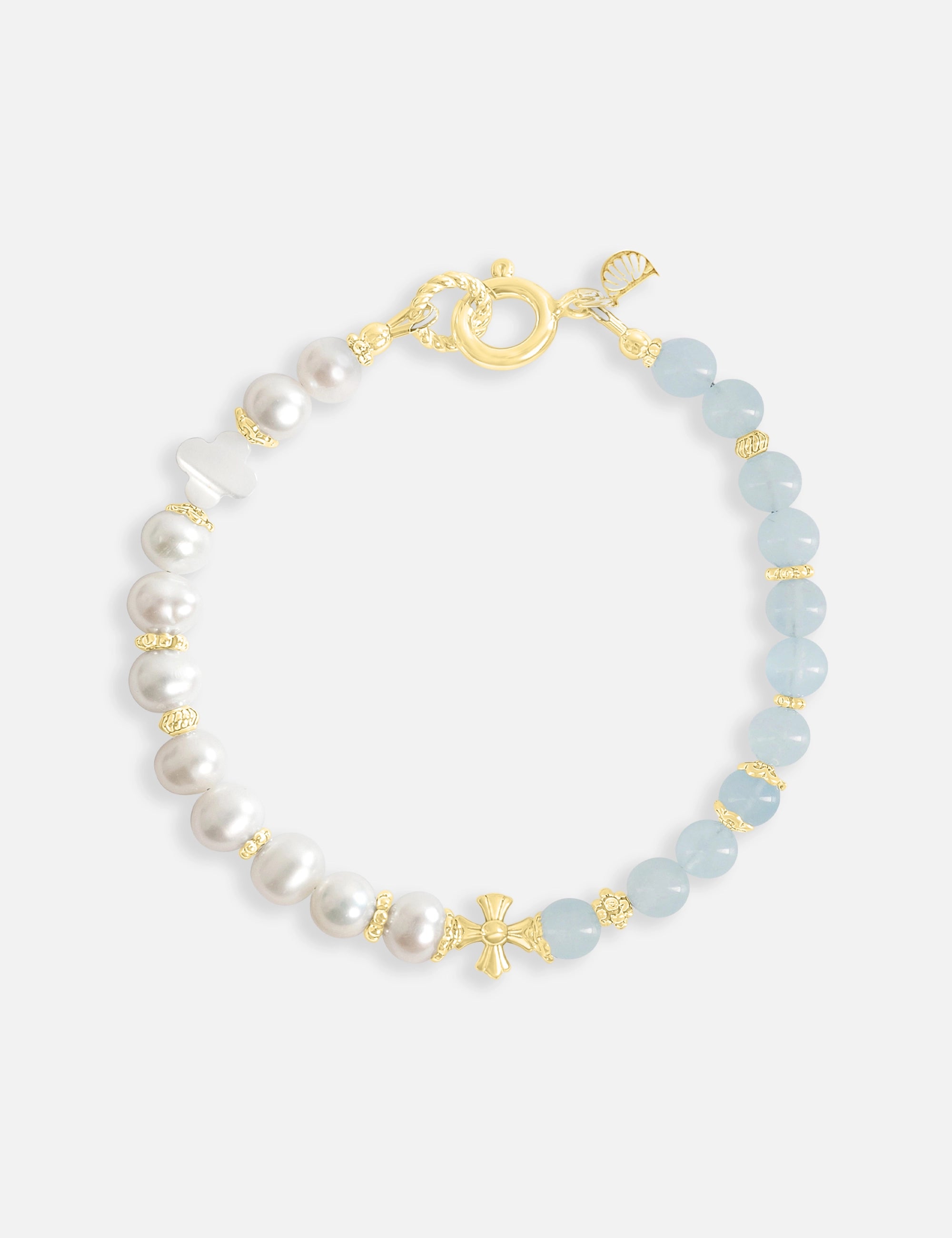 bracelet perles de culture or