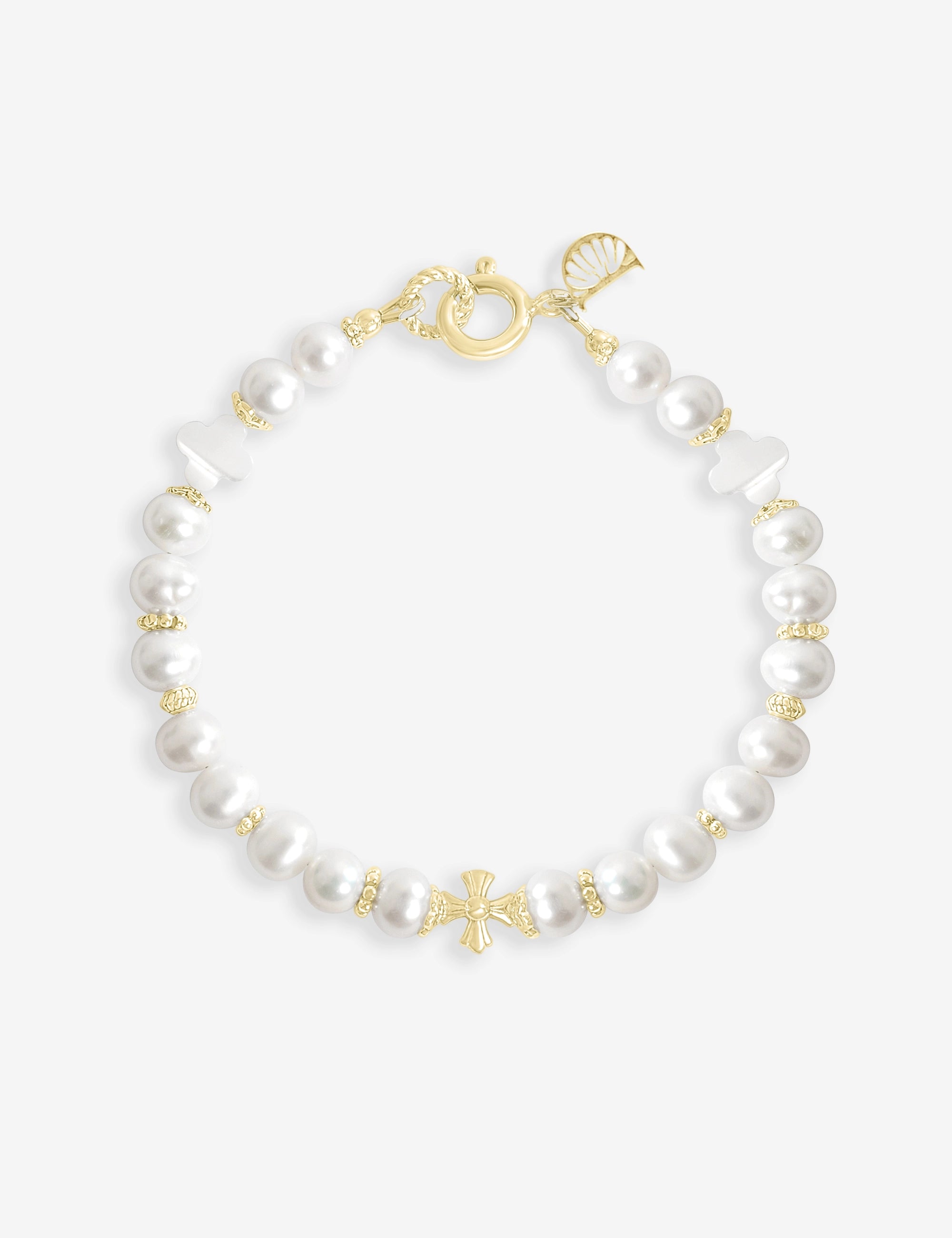 bracelet perles de culture or