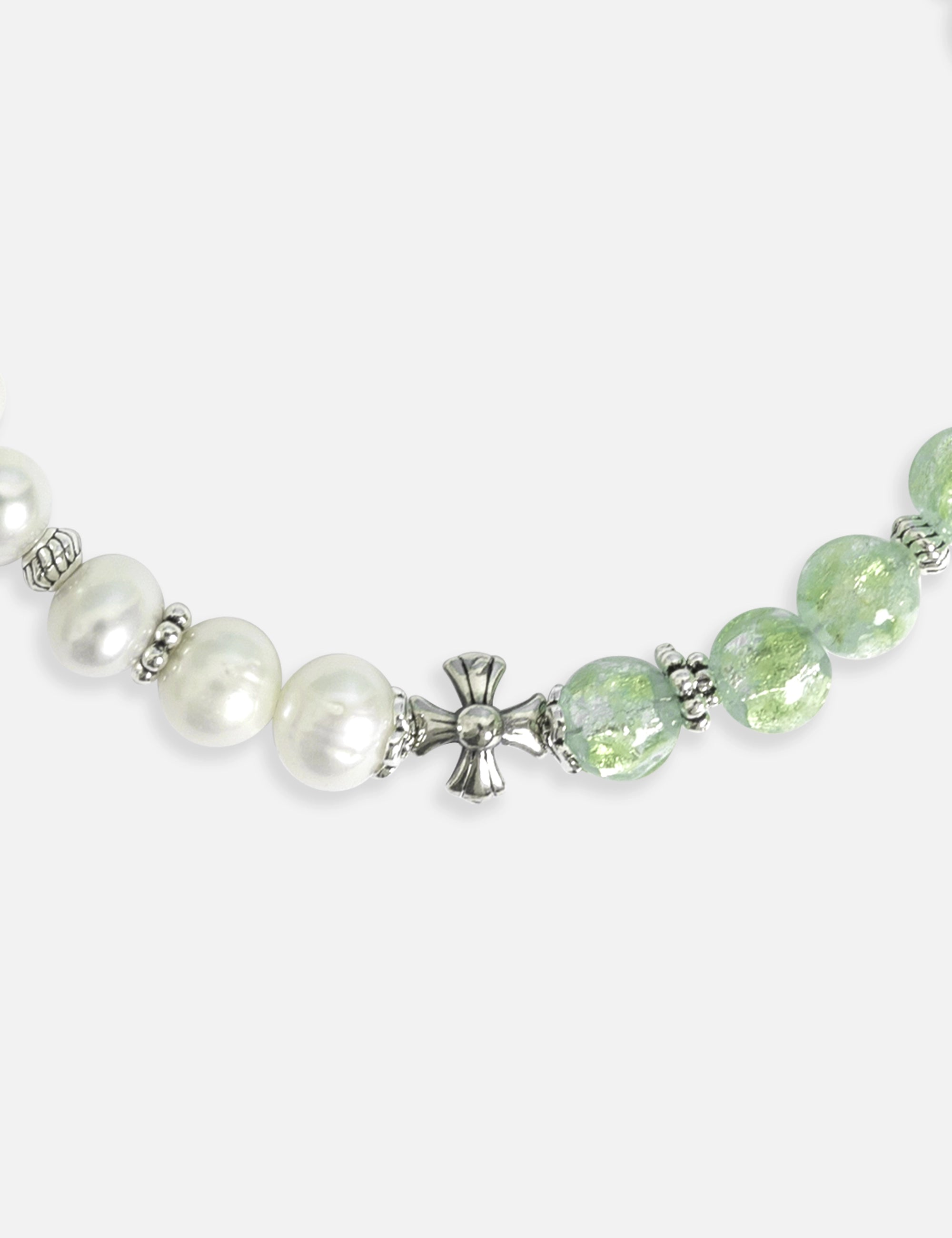 bracelet perles culture phosphorescent vert