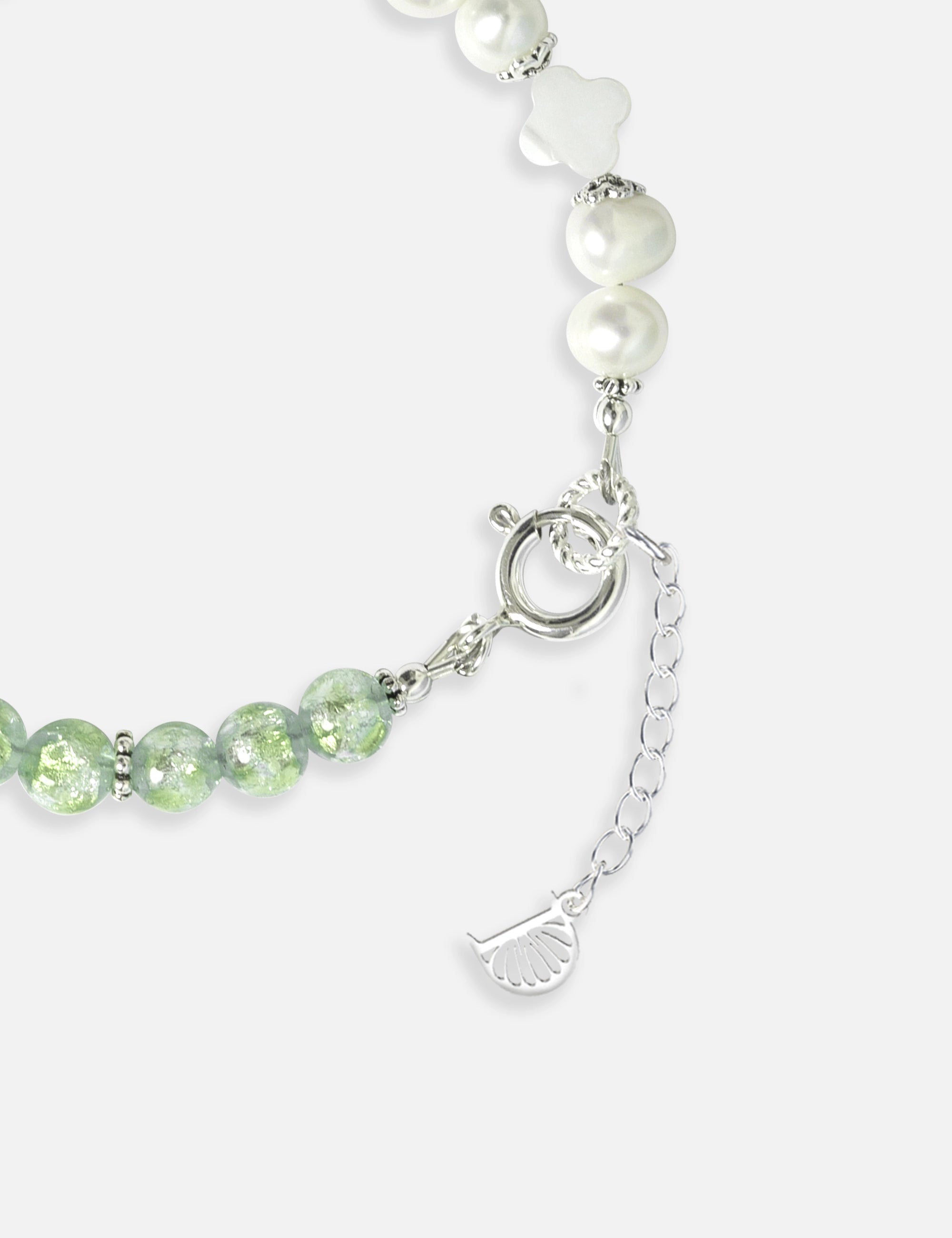 bracelet perles culture phosphorescent vert
