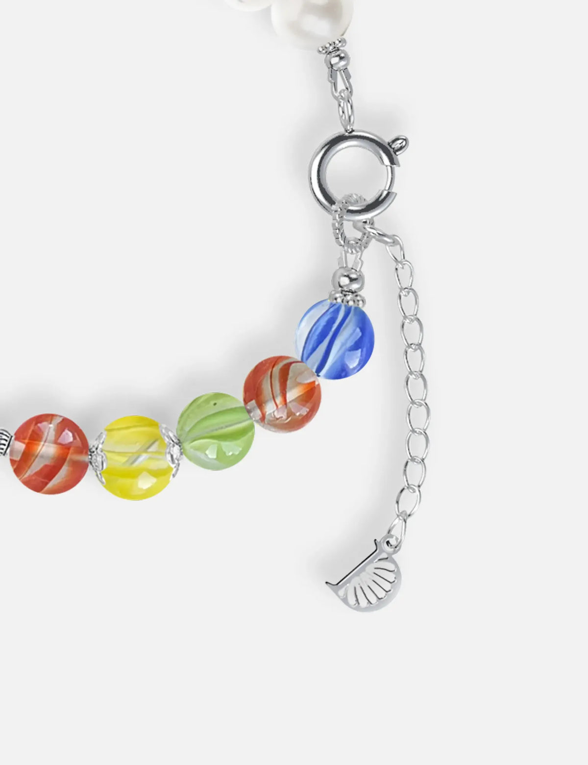 MALCOLM bracelet: clasp and extension chain